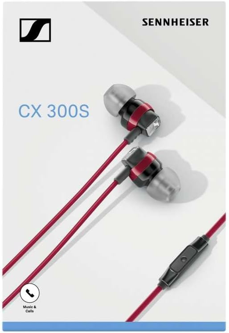 Sennheiser in Ear Headphones CX 300, Red - Black image number 4