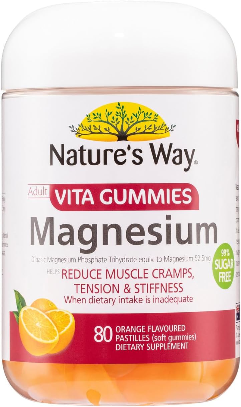 Nature'S Way Adult Magnesium Vita Gummies 80 Pastilles