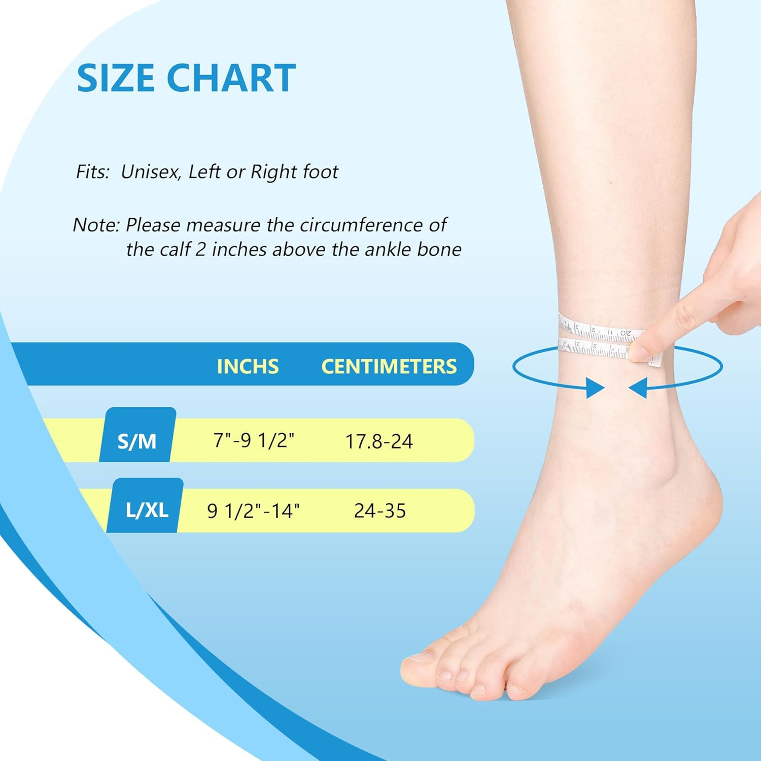 AFO Foot Drop Brace for Walking, Drop Foot Brace for Walking with Shoes, Adjustable Foot Brace for Drop Foot Support, Soft Drop Foot Braces, Fits Left or Right Foot, Women & Men(S/M) image number 5