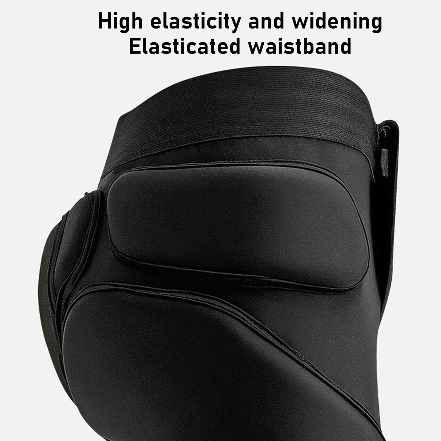 3D Protective Padded Shorts, Skiing Skating Tailbone Hip Butt Pad, Impact Crash Pants Shorts for Ice Figure Roller Skating Skateboarding Skiing Snowboarding, for Women Men image number 3