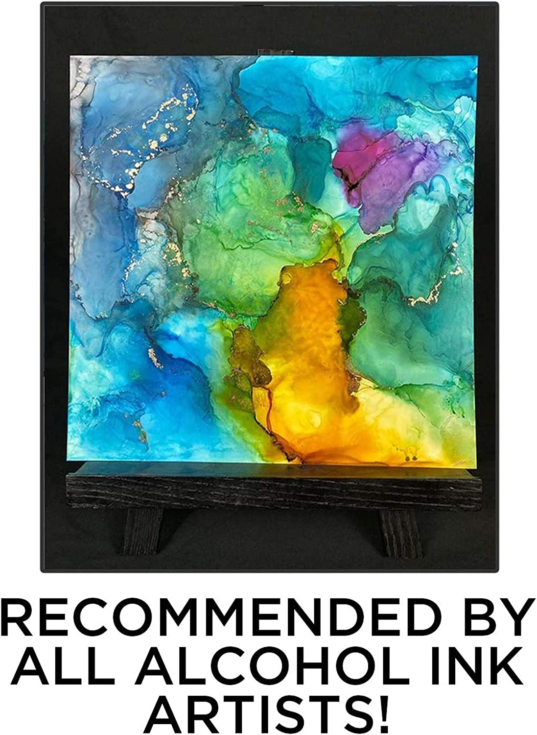 NARA&reg; Paper for Alcohol Ink Art Painting | Watercolor Paper | 12 Inches X 12 Inches (12&rdquo;X12&rdquo;) | 275 Microns/200 GSM | Medium Paper | 10 Sheets | 100% Stain-Free image number 6