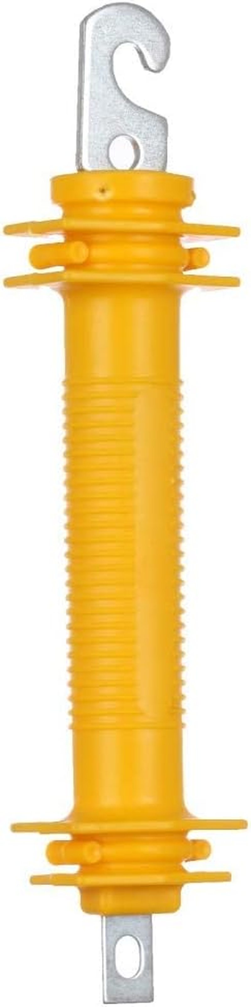 5PCS Electric Fence Synthetic Rubbergate Rubber Gate Handle, Heavy Stamped Steel Hook, Yellow image number 4
