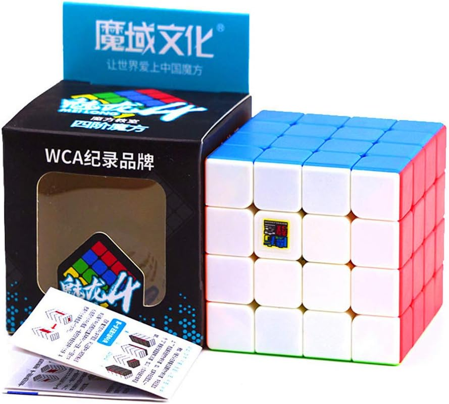 Cuberspeed Moyu Mofang Jiaoshi Meilong 4X4 Stickerless Magic Cube MFJS MEILONG 4X4X4 Speed Cube - 59Mm, Modern Style, 1 Count, 1 Set, 1 Piece, Ages 8+ image number 2