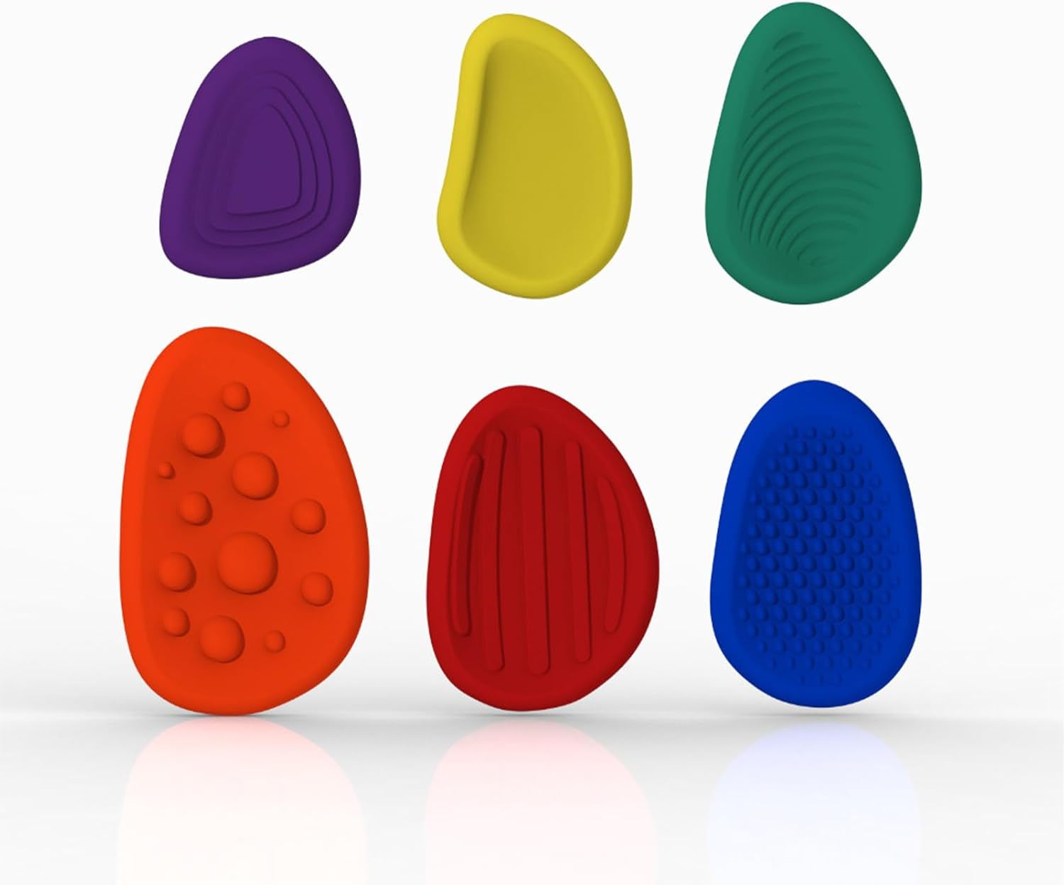 6-Pack Fidget Toys, Adult Child Sensory Toys, Soft Texture Fidget Toy for Adult Student Student Anxiety Relief image number 4