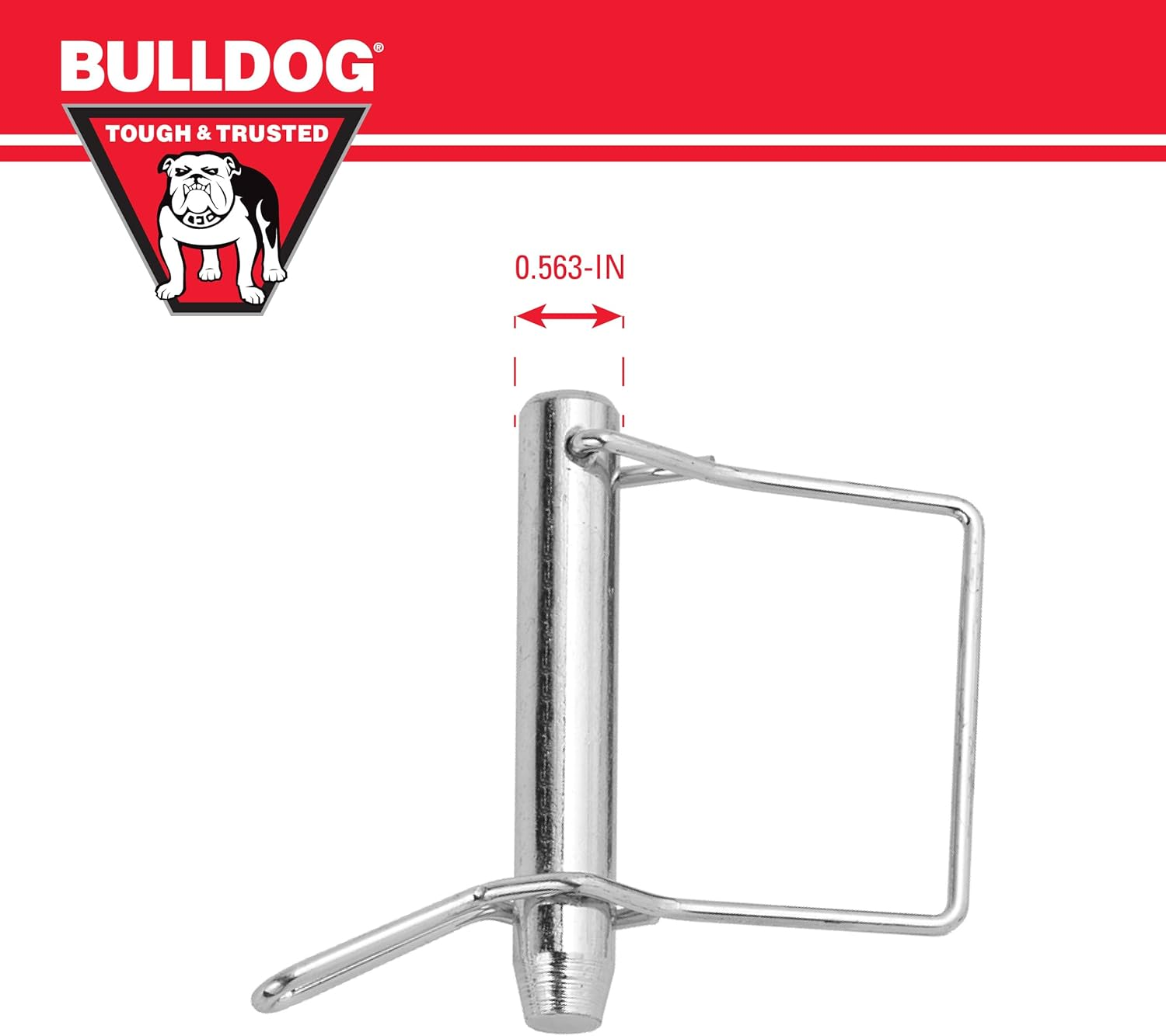 Bulldog 500219 Trailer Jack Accessory, Lynch Pin Kit, 0.563 Inch Diameter