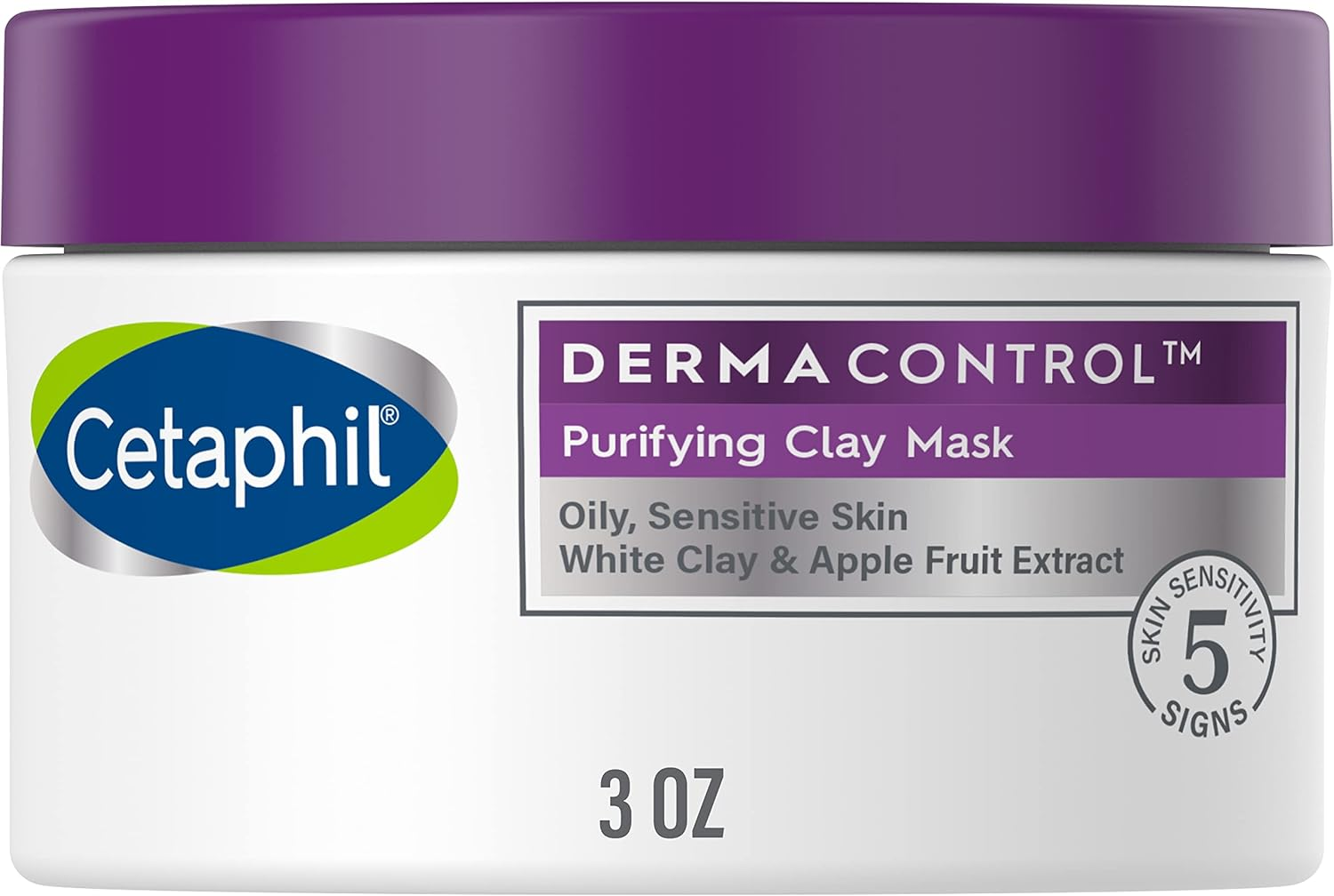 Clay Mask by Cetaphil Pro, Dermacontrol Purifying Clay Face Mask with Bentonite Clay for Blackheads and Pores, Designed for Oily, Sensitive Skin, 3 Oz image number 6