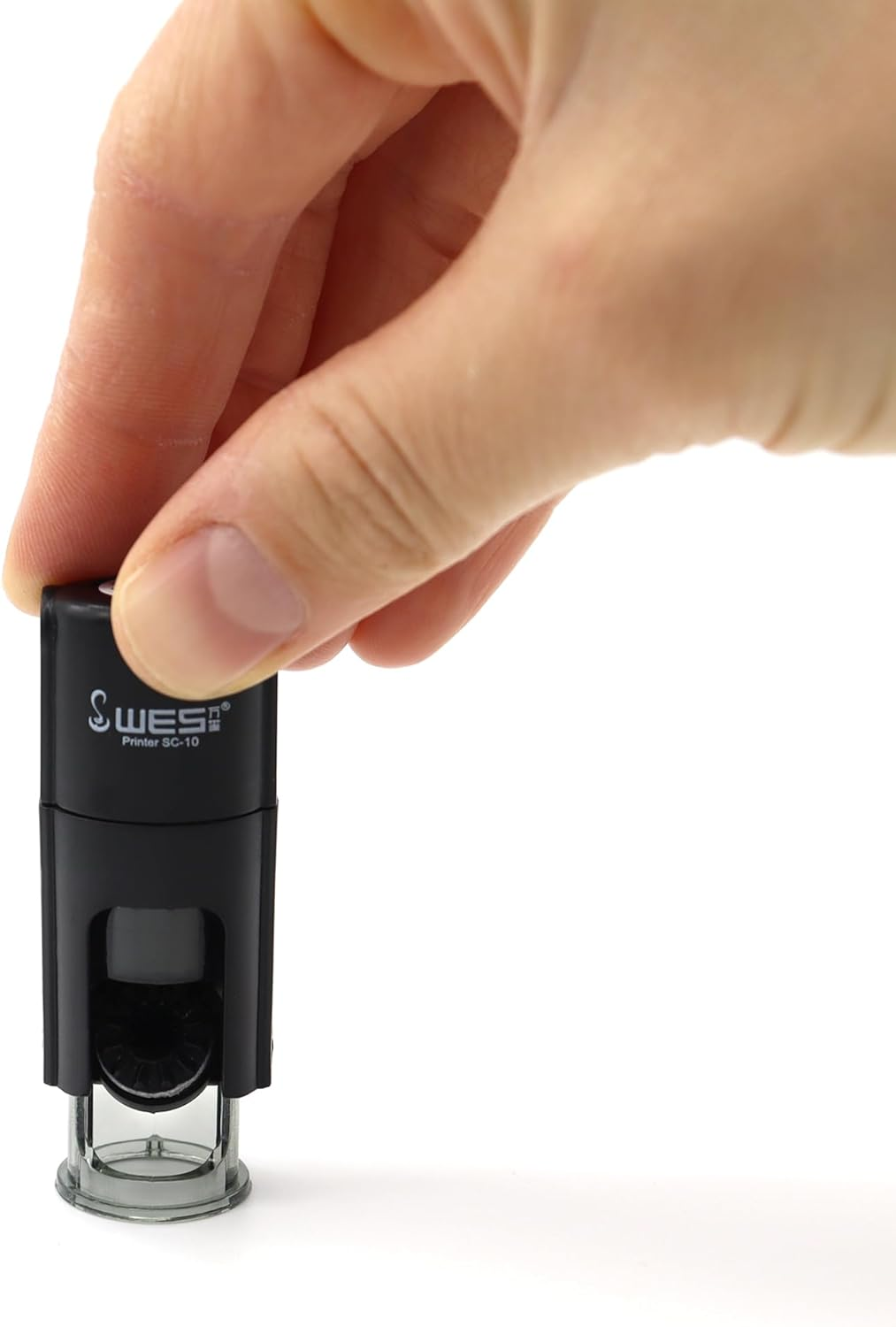 COMBICRAFT Self Inking Paw Stamp Black Ink 10Mm Diameter Loyalty Stamp Arts Craft Stamp image number 2