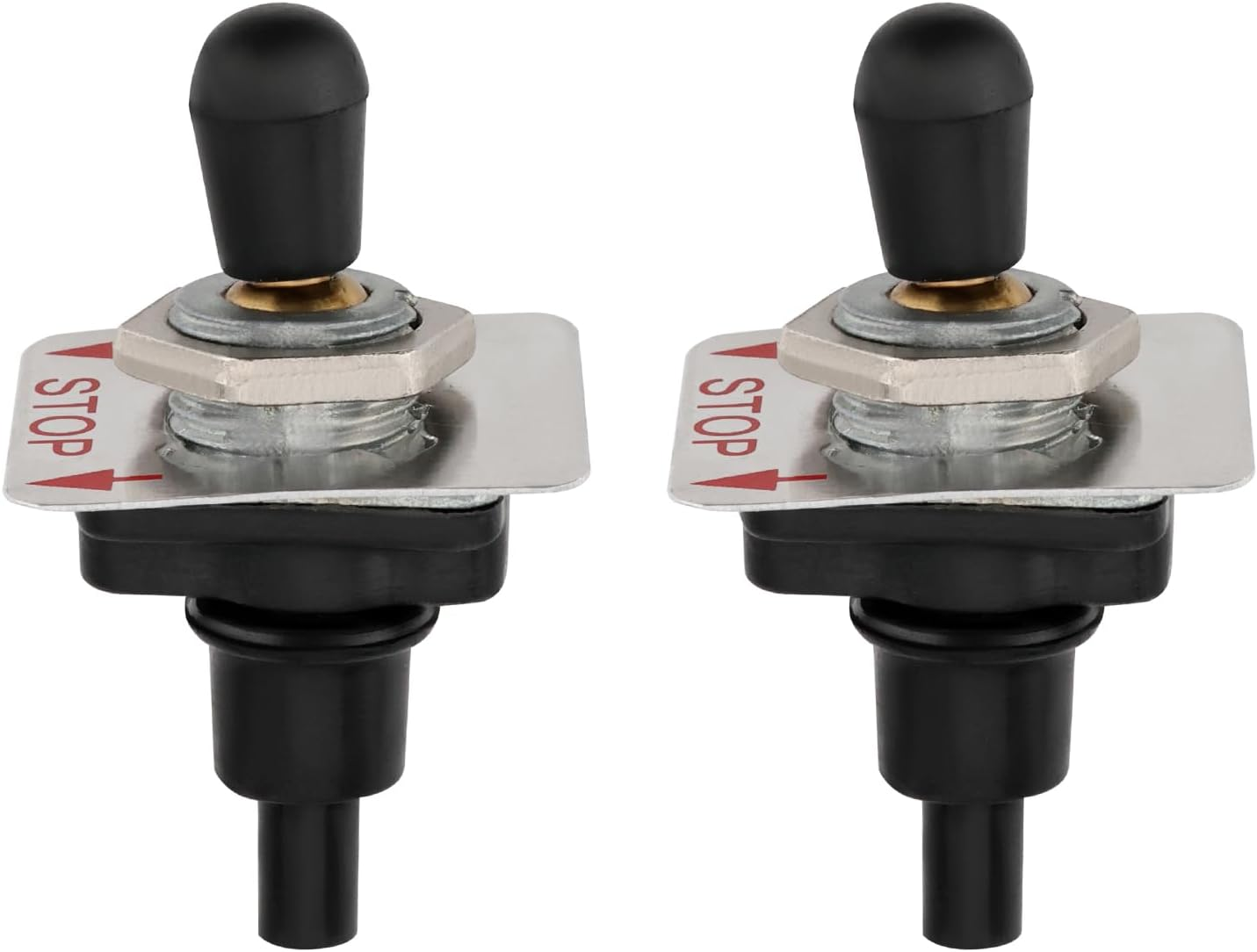 2Pcs Cut-Off Saw Engine Stop Switch 1121-430-0200 Replacement Part 1110-430-0202 Engine Rocker Switch Compatible with Stihl 030 031 032 041 041Av 045 051 056 075 image number 6