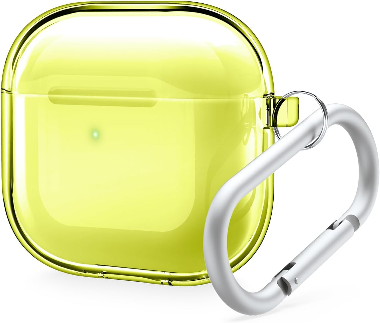 Elago Clear Case Compatible with Airpods 4Th Generation Case - Compatible with Airpods 4 Case, Carabiner Included, Reduced Yellowing, Wireless Charging, Shock Resistant, Full Protection (Transparent)