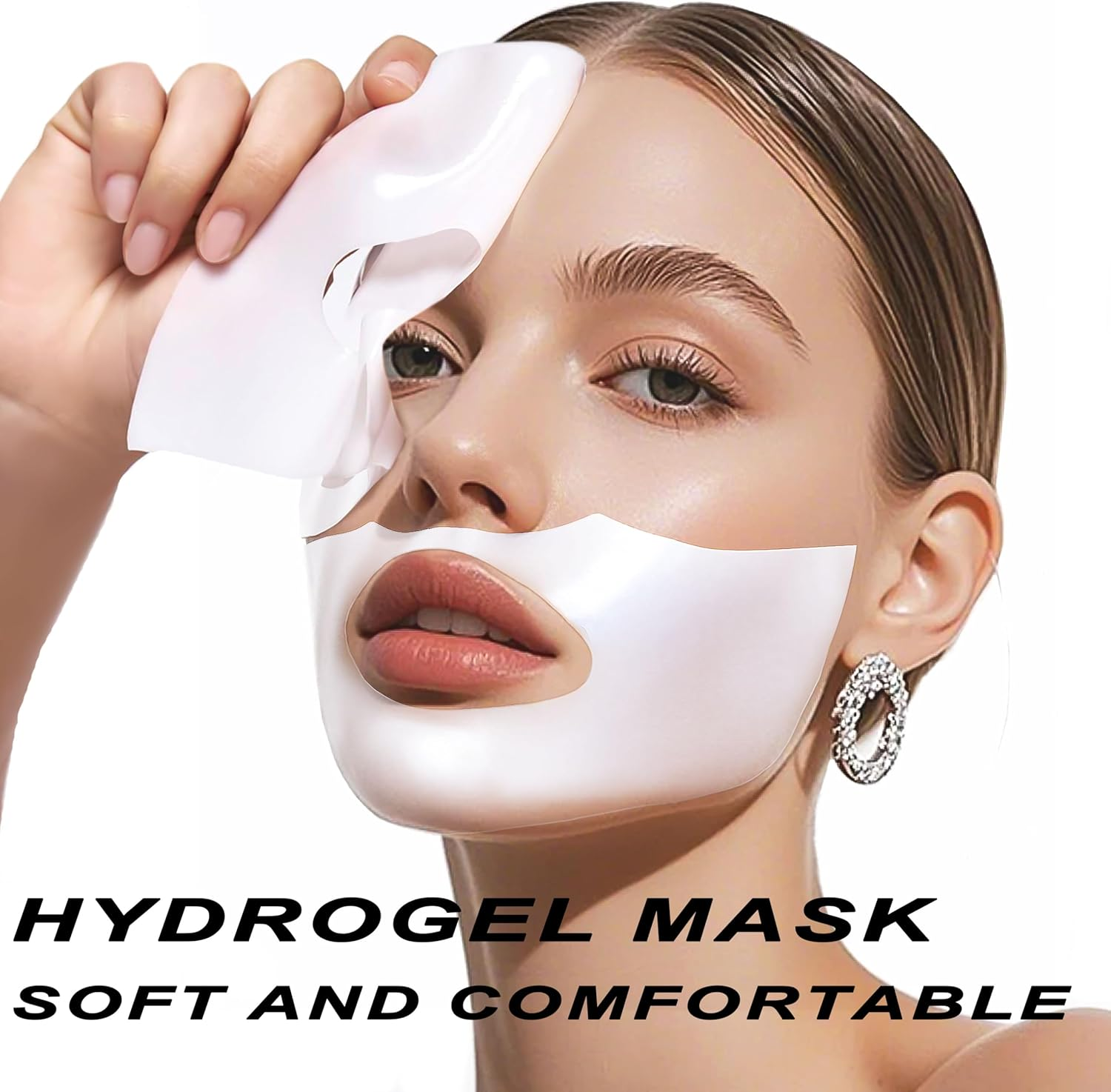 Bukamkom Collagen Face Mask (8 Pcs), Hydrogel Overnight Face Mask for Hydration & Soothing, Hydrogel Collagen Facial Mask, Facial Masks Skincare image number 5