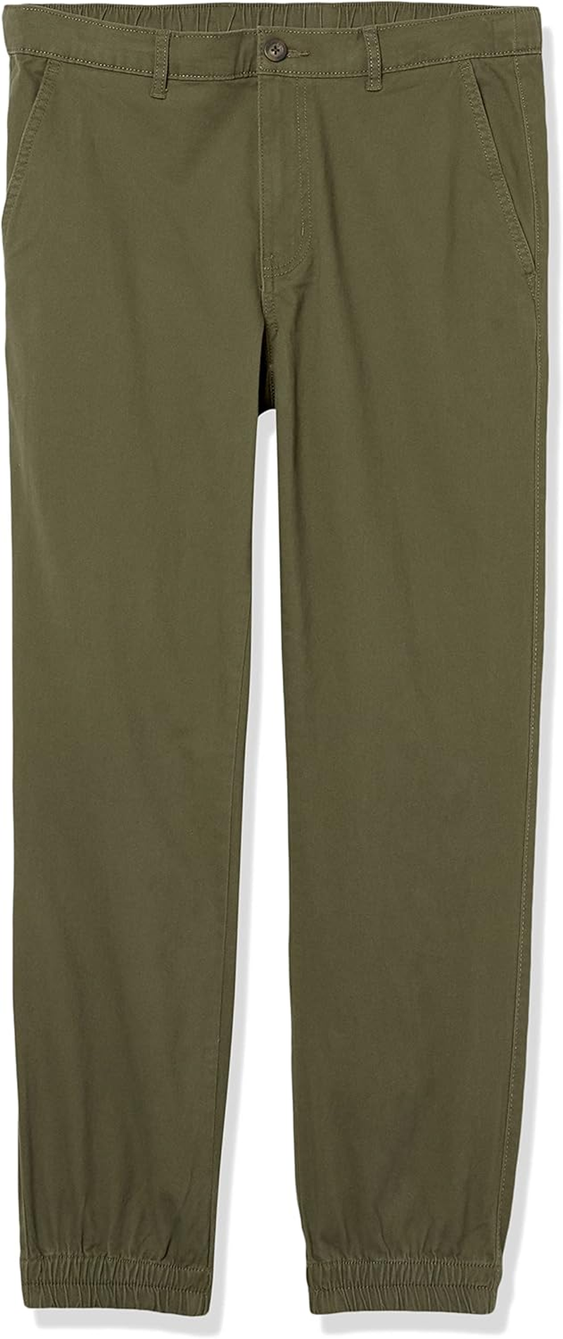 Amazon Essentials Joggers for Men, Cotton, Slim-Fit, Comfortable, Stylish image number 4