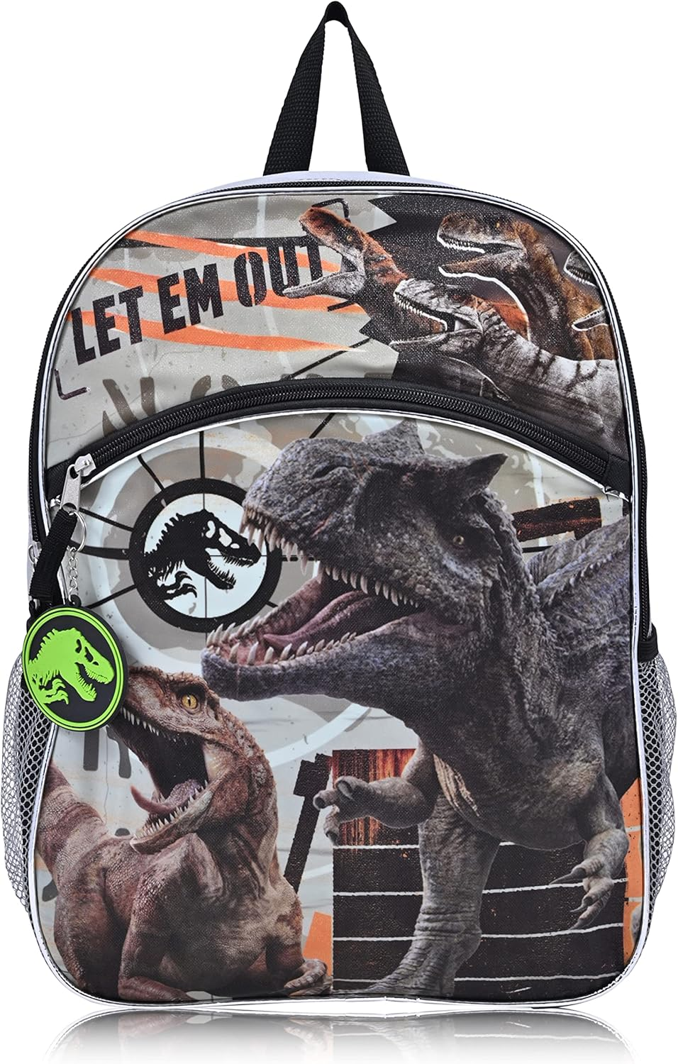 Jurassic World Boys Backpack Dinosaur Knapsack | Elementary and Kindergarten Kids Backpacks for School
