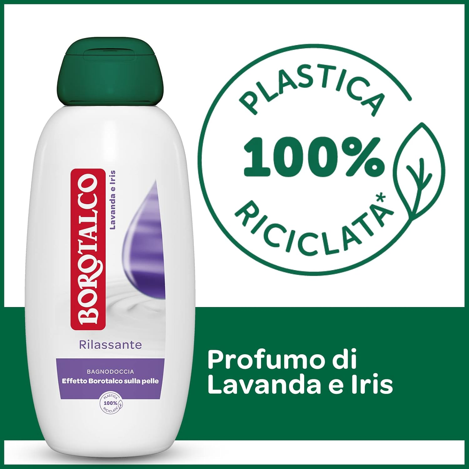 Borotalco Bath Foam with Lavender and Iris 20.28Fl.Oz 600Ml image number 4