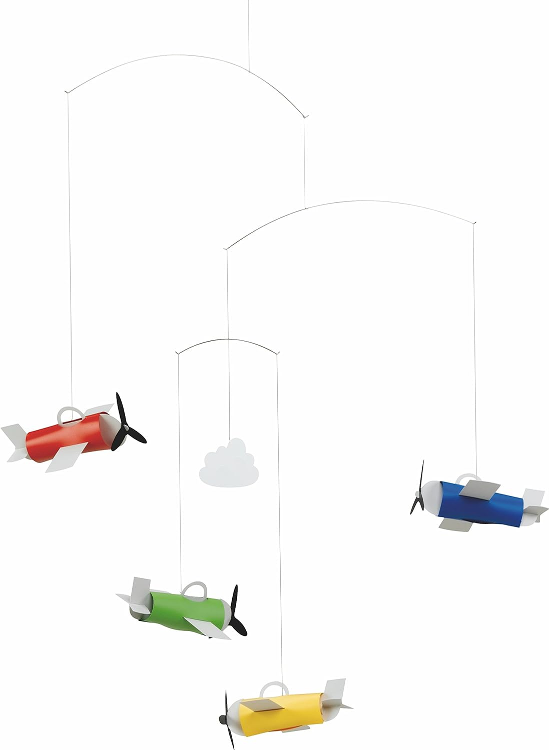 Flensted Mobiles Aero Hanging Nursery Mobile - 24 Inches - Plastic image number 2