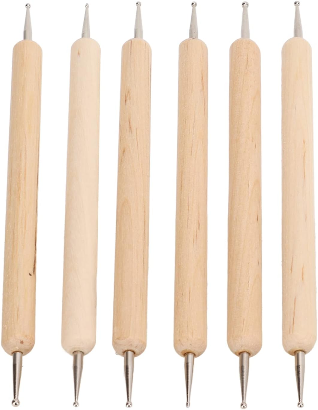 BAOFUYA Embossing Pen Tools with Double End, 6 Pieces Dotting Pen, Nail Art Dotting Tools for Rock Painting, Ceramic Modeling, Embossing image number 6