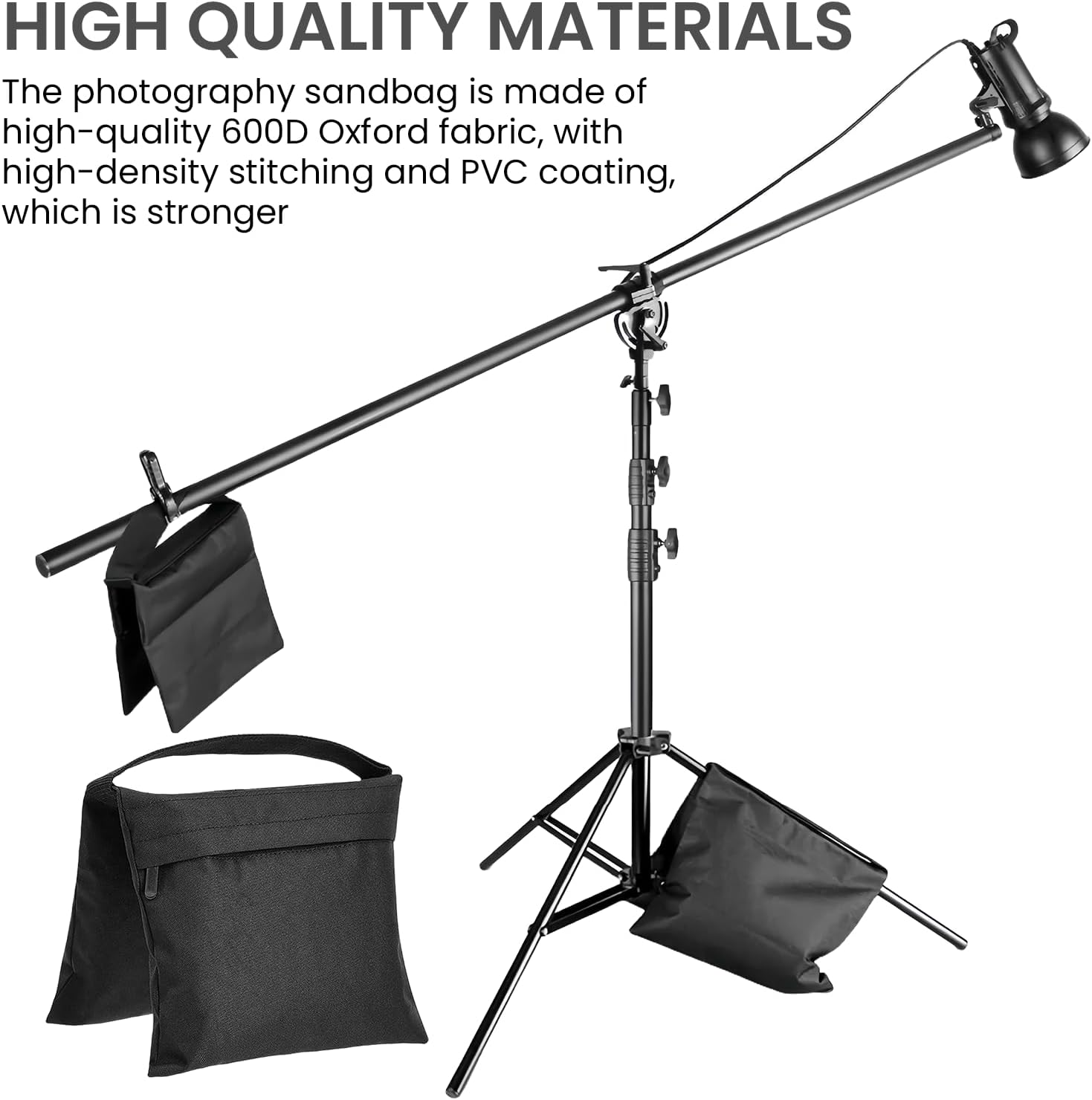 Sandbags for Photography, Set of 4 Sandbags for Photography, Sandbags for Photography, Sandbag for Photography Lamp Stand, Sandbags with 4 Carabiners, Sandbag for Photo Studio, Tripods, Tents image number 6