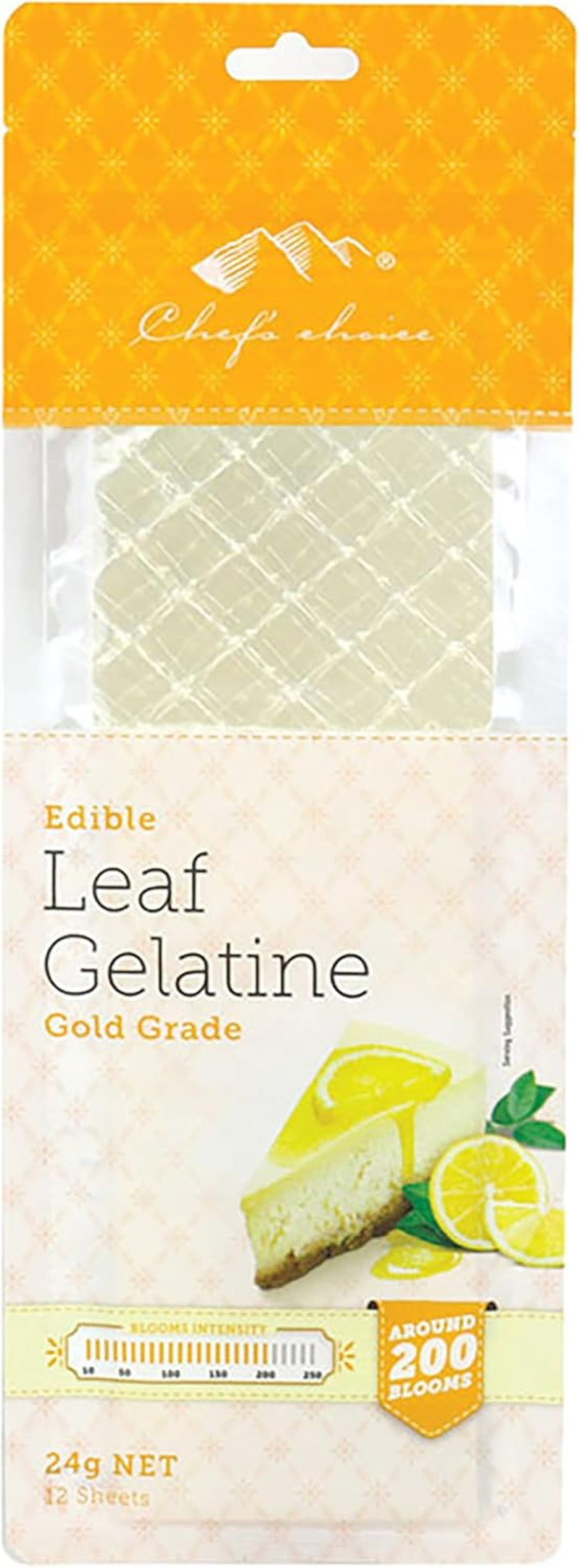 Chef'S Choice Gelatine Leaf Sheets Gold 24G image number 1