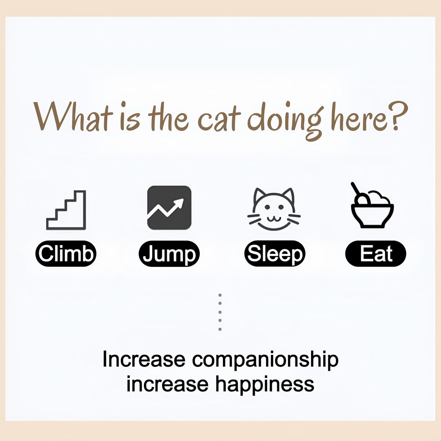 XXYSPT Wooden Cat Cage Indoor Cat House &ndash; 3-Level Condo for 1&ndash;3 Pets with Guardrail, Clear Door, Scratching Post & Ladder &ndash; Walnut Finish (90X60X120Cm) image number 6