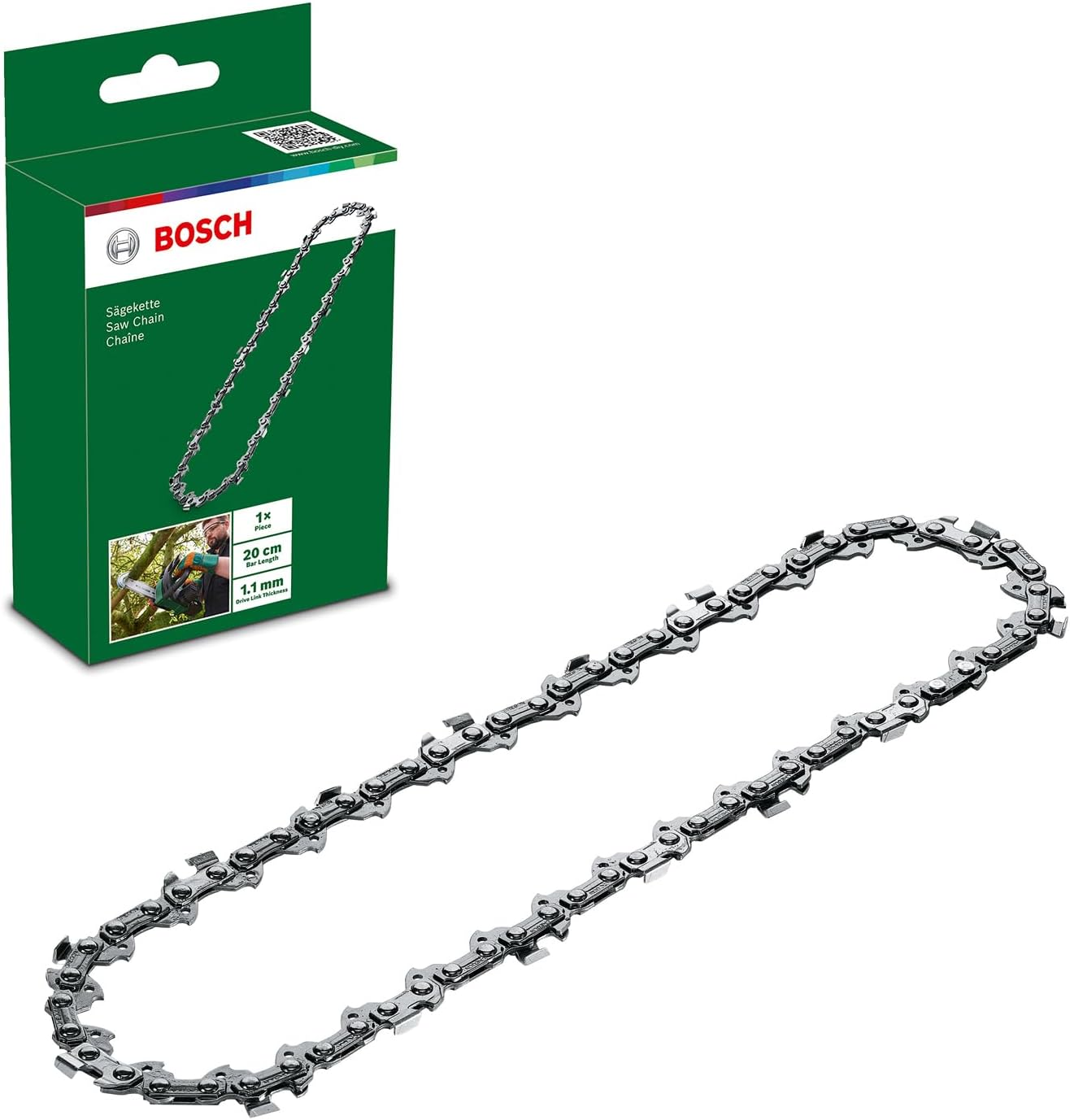 Bosch Replacement Saw Chain 20Cm (1.1Mm) for Bosch Universal Chain 18 & Bosch Universalchainpole 18 image number 2