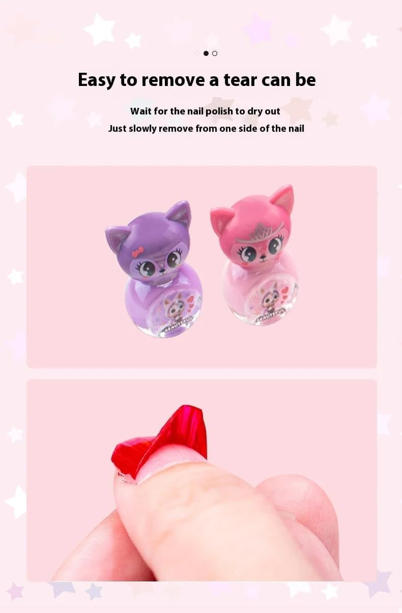 Kids Washable Makeup Girls Toys,Real Little Girl Make up Sets,Toddler Makeup Kit for Kid Children Princess Christmas Birthday Gifts Toys for 5 6 7 8 9 10 Year Old Girls image number 6