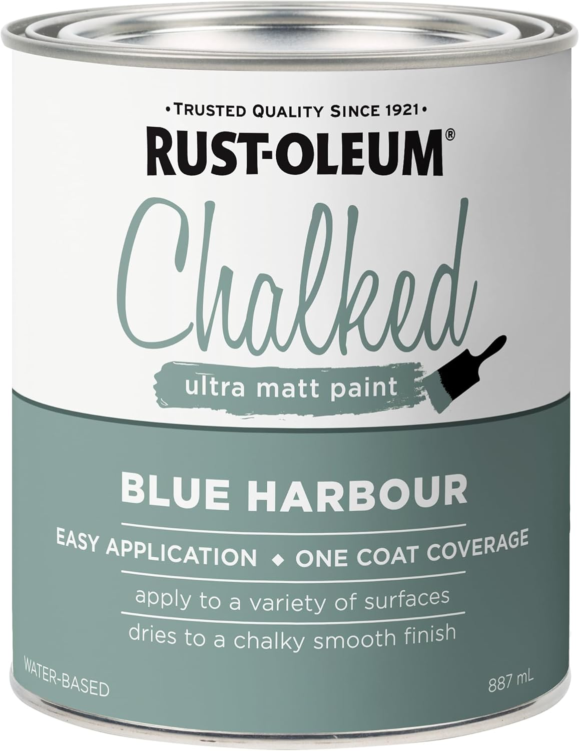 Rust-Oleum Chalked Top Coat, Matte Clear, 887 Ml image number 6