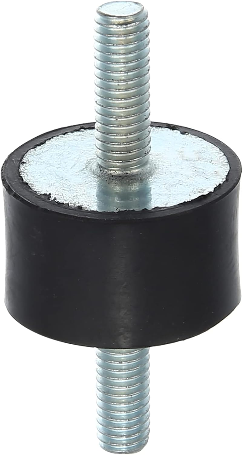X AUTOHAUX 4Pcs M6 Car anti Vibration Rubber Isolator Damper 25X15Mm Rubber Bobbin Mount Shock Absorb Mounts for Compressors VV Engines for Car image number 5