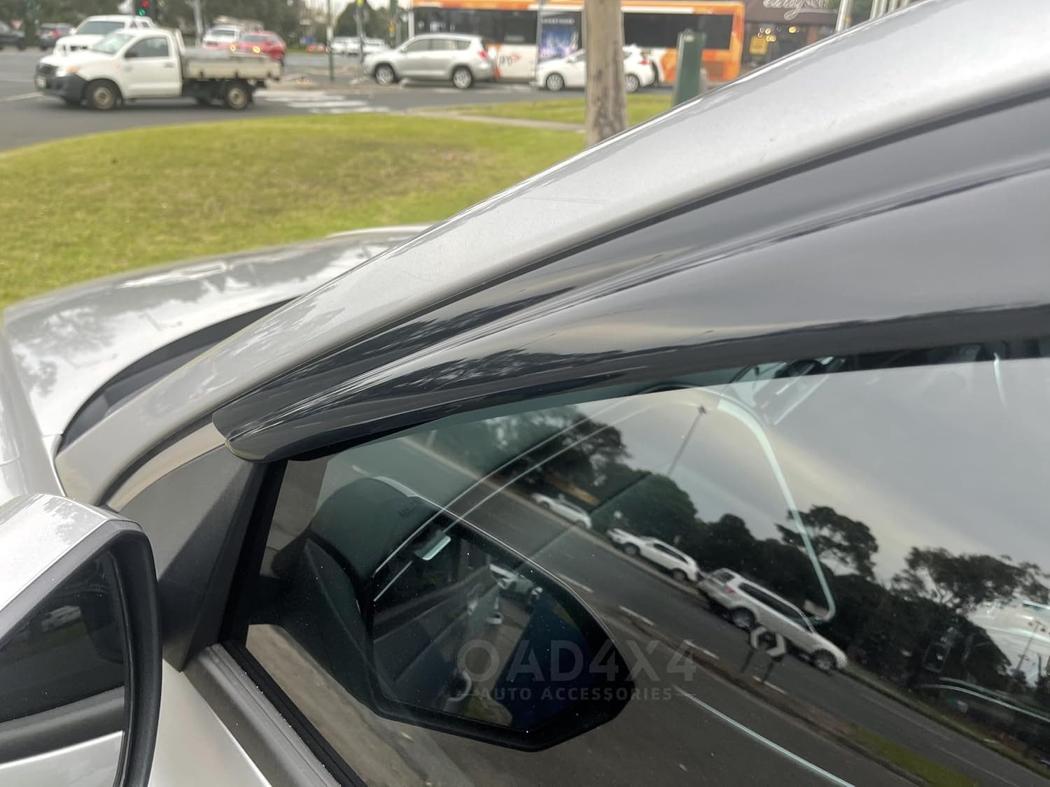 OAD4X4 Weathershields Compatible with Hyundai Tucson 2021-Onwards, Weather Shields Window Visors Wind Deflectors Sun Rain Guard 6PCS Set image number 4