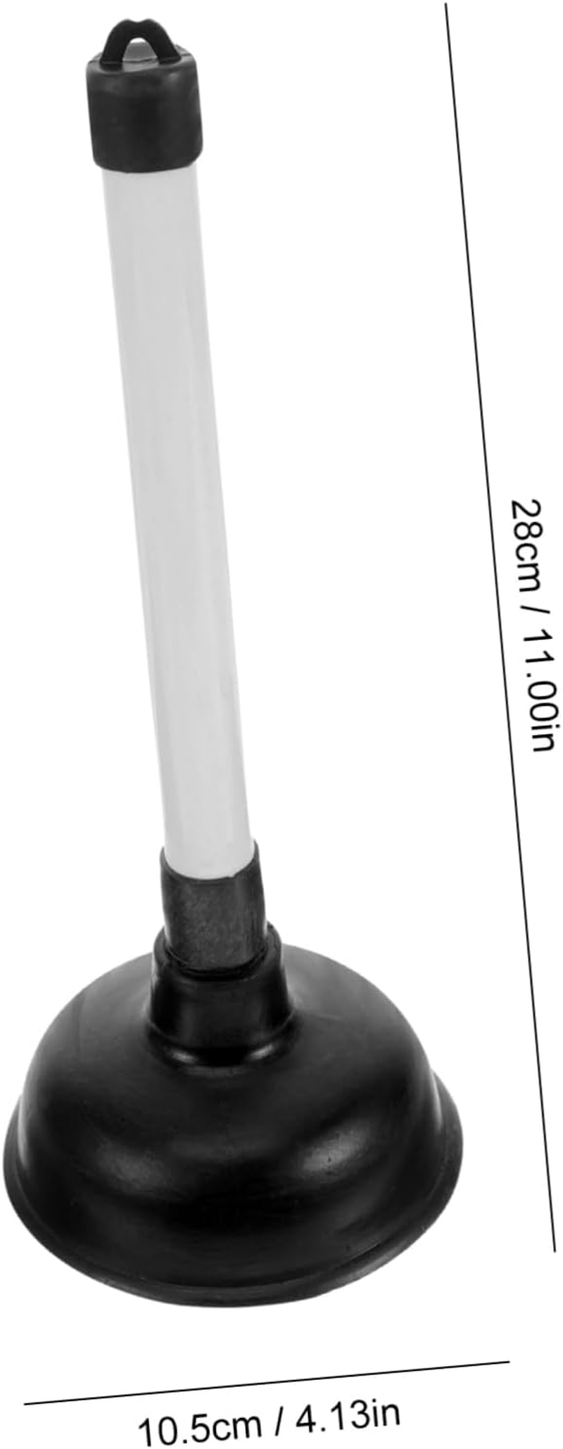 BESTYASH Toilet Plunger Unblocker with Reinforced Cup and Long Handle for Bathroom Kitchen Drain Cleaning Tool Multi Purpose 11 Inch image number 2