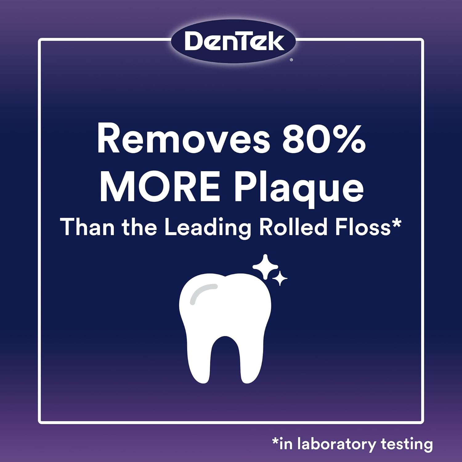 Dentek Cross Flosser Floss Picks, X-Shaped Floss Hugs Teeth, 75 Count image number 6