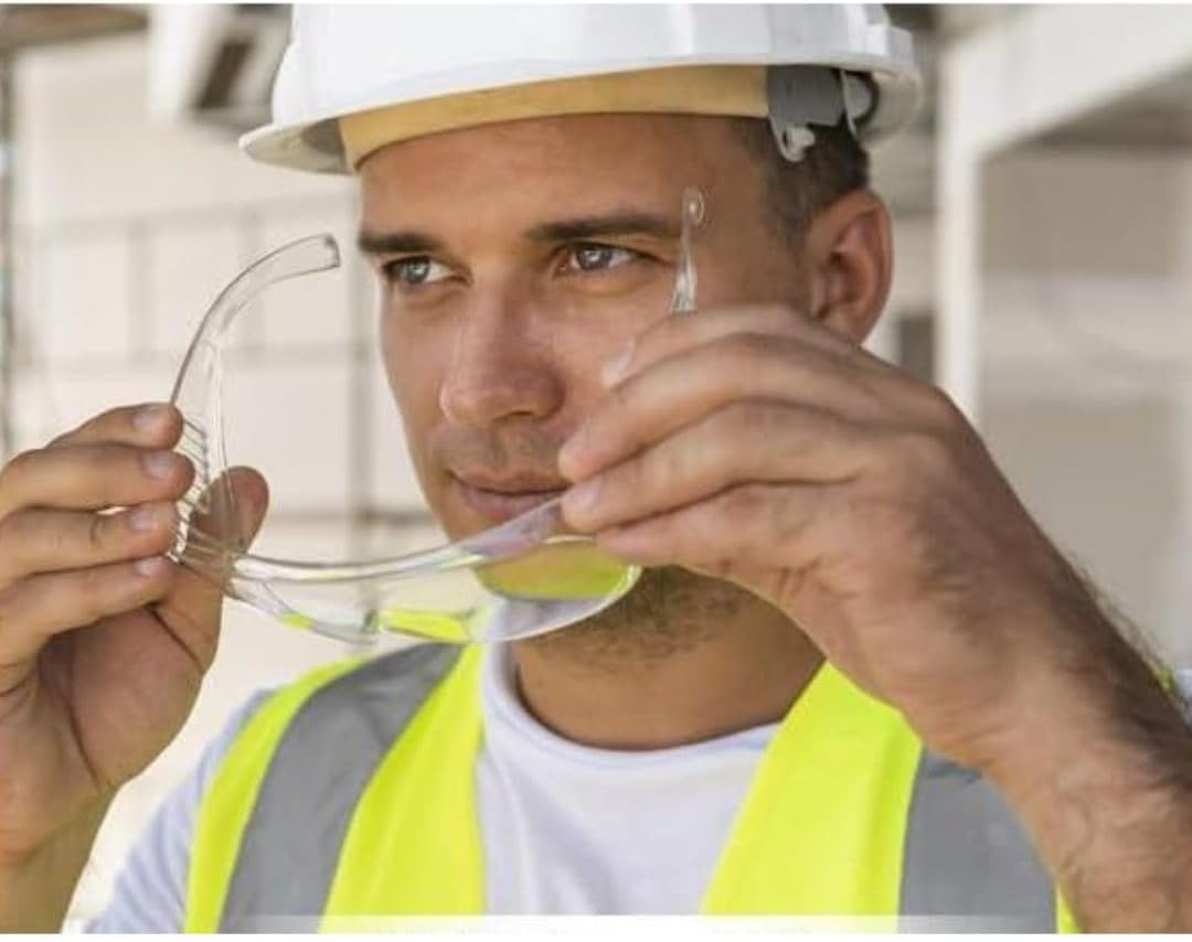 Shield Right Visitor Safety Glasses, 12 Pack over Eyeglasses, Anti-Fog & Scratch Resistant, AS/NZS 1337.1:2010 Safety Glasses over Glasses Eye Protection image number 3