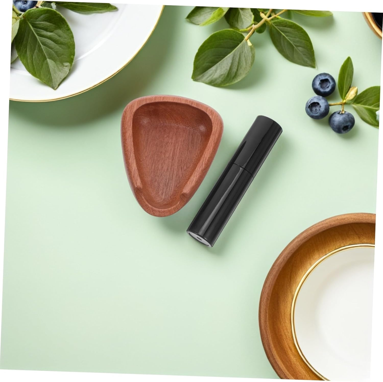 LABRIMP Wooden Coffee Bean Dosing Cup Set with Antistatic Spray Bottle Small Natural Wood Espresso Bean Weighing Bowl for Home Office Cafe Precise Coffee Powder and Tea Leaf Measurement image number 6