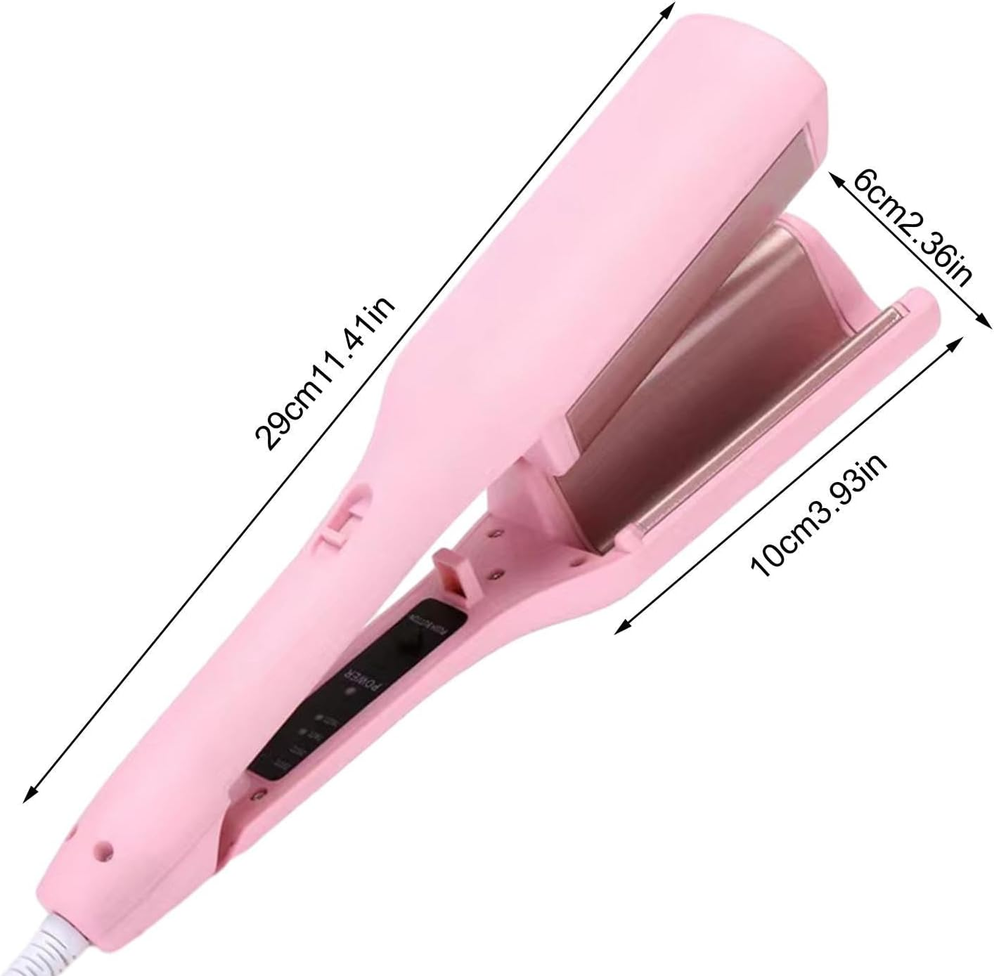 Curling Iron Crimper | 32Mm Temperature Adjustable Wave Heated Iron Volumizing Curling Wand - Hair Styling Iron for Hairstyle Curling Tools, for Travel Spa Salon Home Helves image number 1