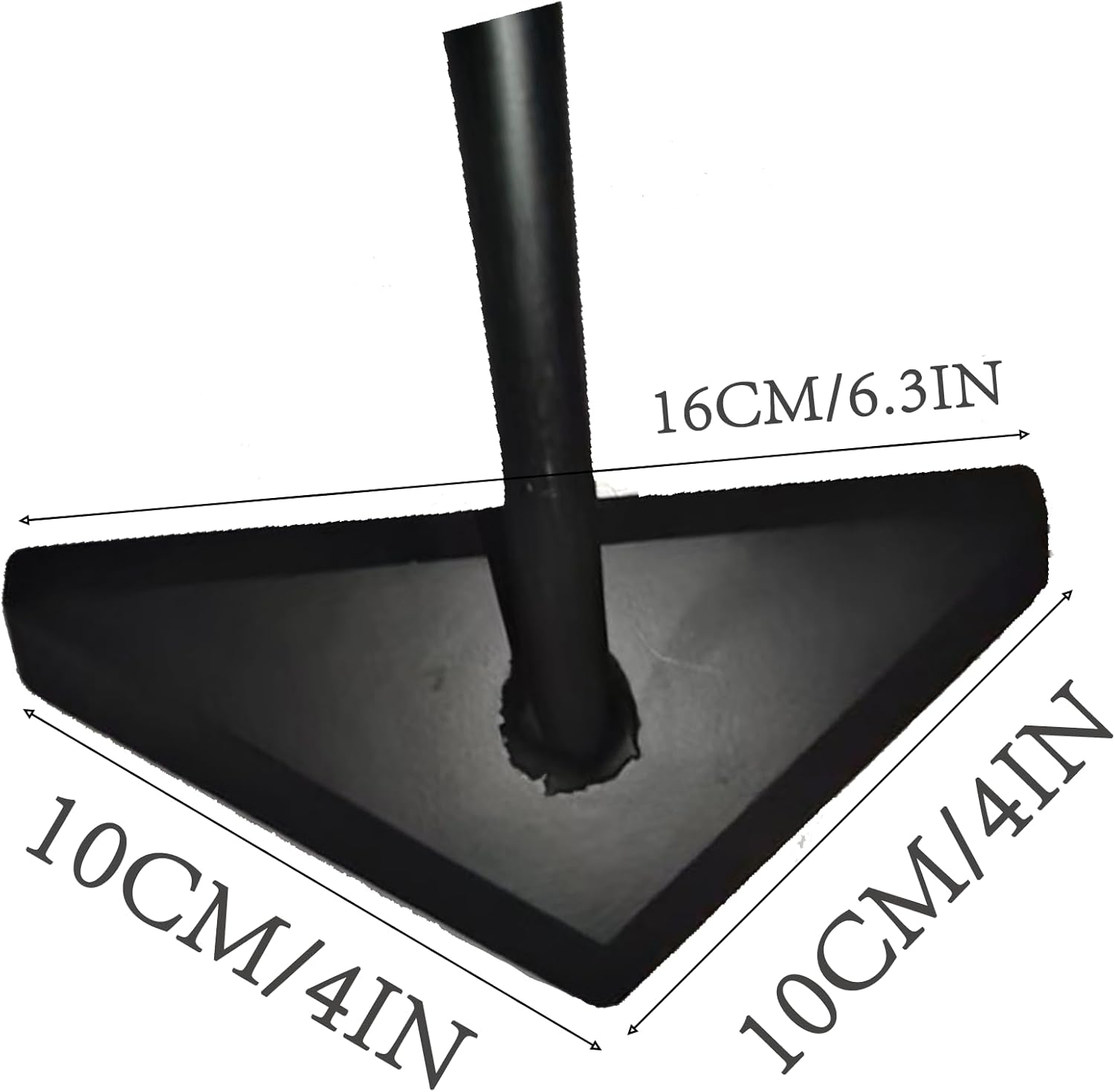 Triangle Garden Hoe, Carbon Steel Push-Pull Weeding Tool, Equipped with 57.5" Stainless Steel Long Handle &ndash; a Long-Handle Weeder for Digging, Weeding, Hoeing and Loosening Soil image number 4