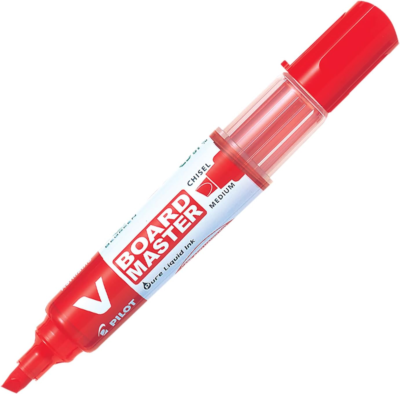 Pilot Begreen V Board Master Whiteboard Marker Chisel Tip Red image number 5