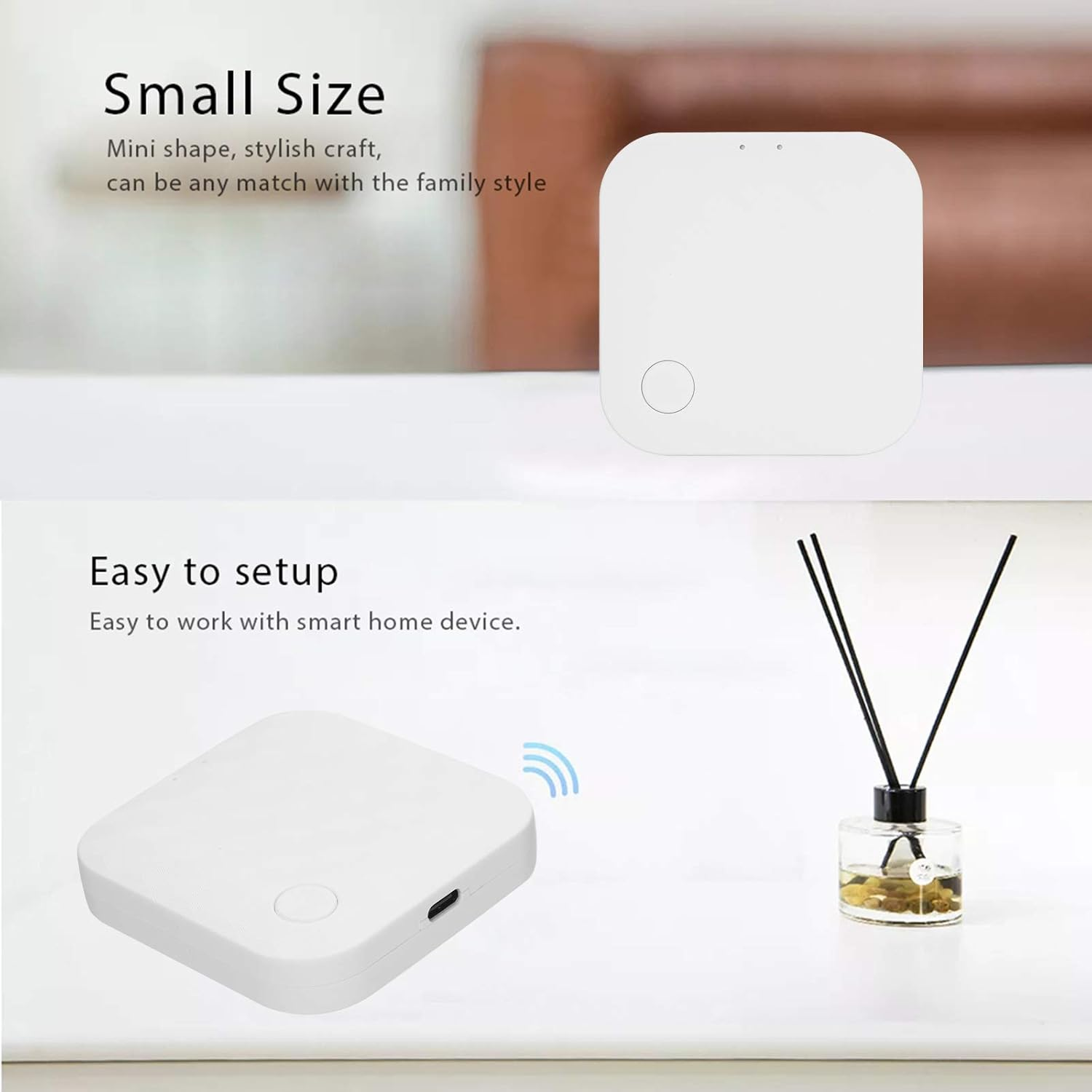 Staright Wifi + BT Hub Smart Gateway Hub Smart Home Bridge Smart Life APP Wireless Remote Controller via Home App Control image number 3