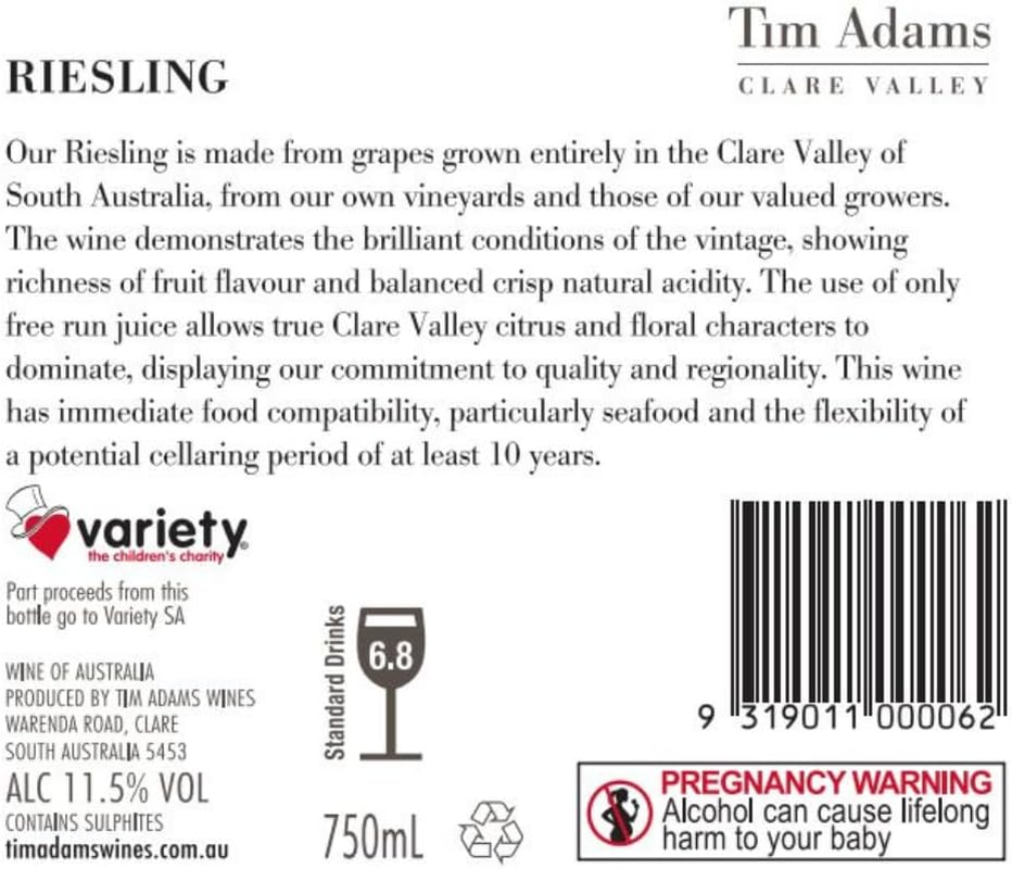 Tim Adams Riesling 750 Ml image number 3
