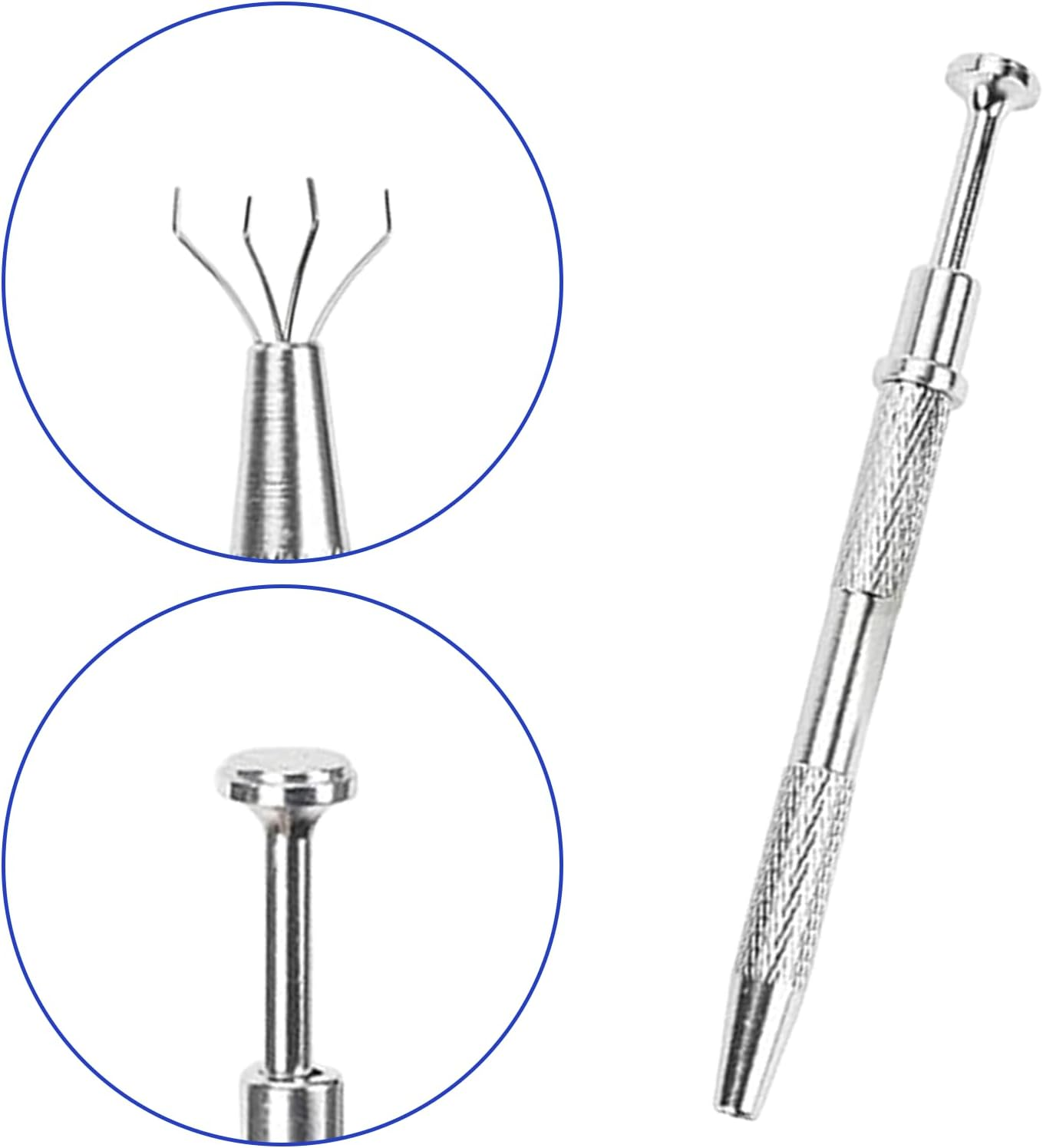 100 Pcs Nail Sponges with Metal Grabber, Nail Buffer Block, Nail Art Tools Sponge Brush, Used to Create a Variety of Nail Art Patterns image number 2