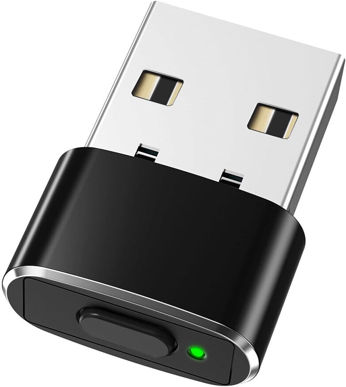 Undetectable Metal USB Mouse Jiggler with Switch Button, 3 Jiggle Modes, Automatic Shaker, Simulator, Driver-Free, Plug & Play, Keep Computer/Laptop Awake, Black image number 4