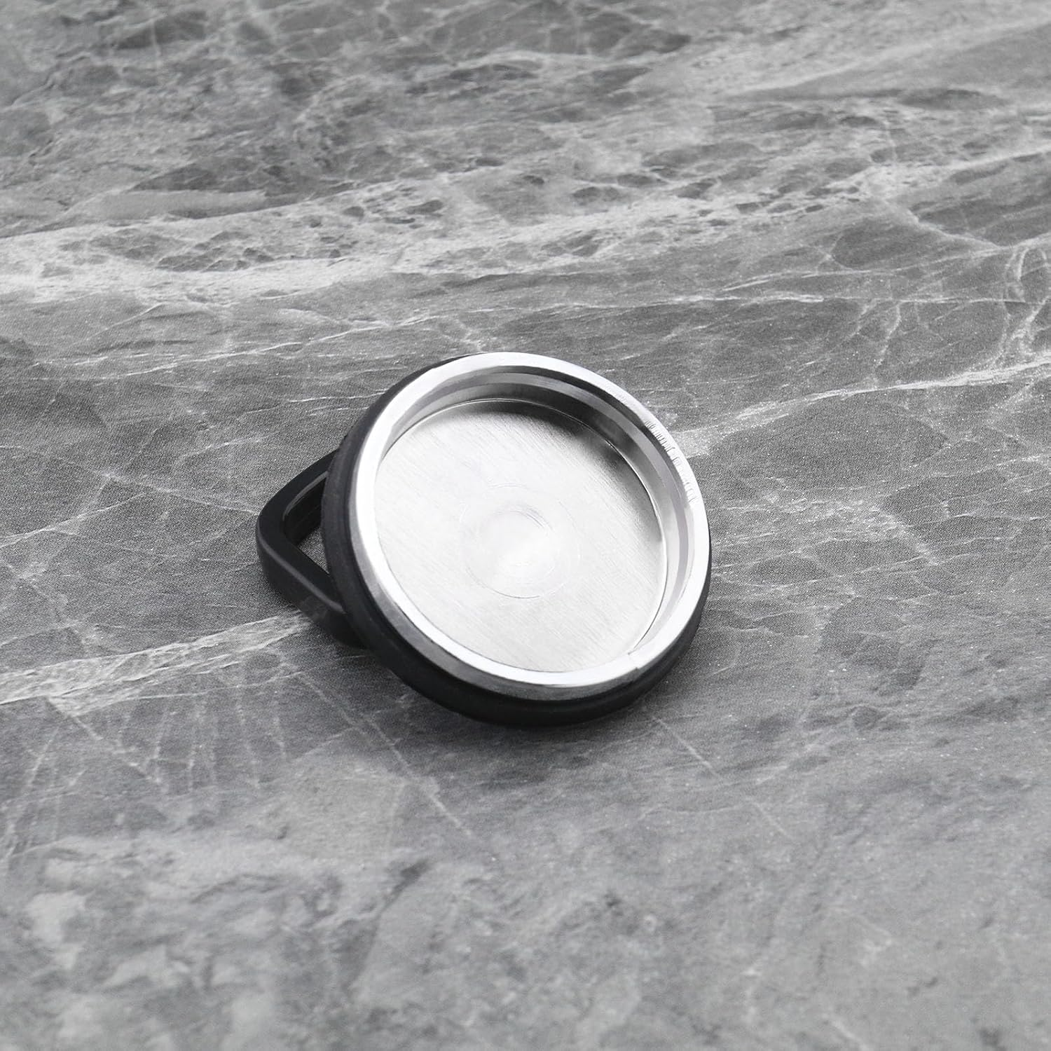 SING F LTD 2PCS Kitchen Sink Plug with Pull Handle 46Mm Diameter Bath Plug Chrome-Plated ABS Plastic Bathroom Washbasin Drain Stopper Waste Drain Cover image number 3