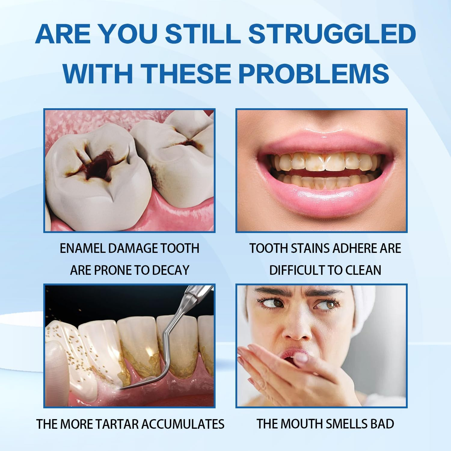 7.5% Hydroxyapatite Toothpaste, Nano Hydroxyapatite Toothpaste for Gentle Teeth Whitening, Breath Freshening, Teeth Repairing, Oral Health Care image number 1