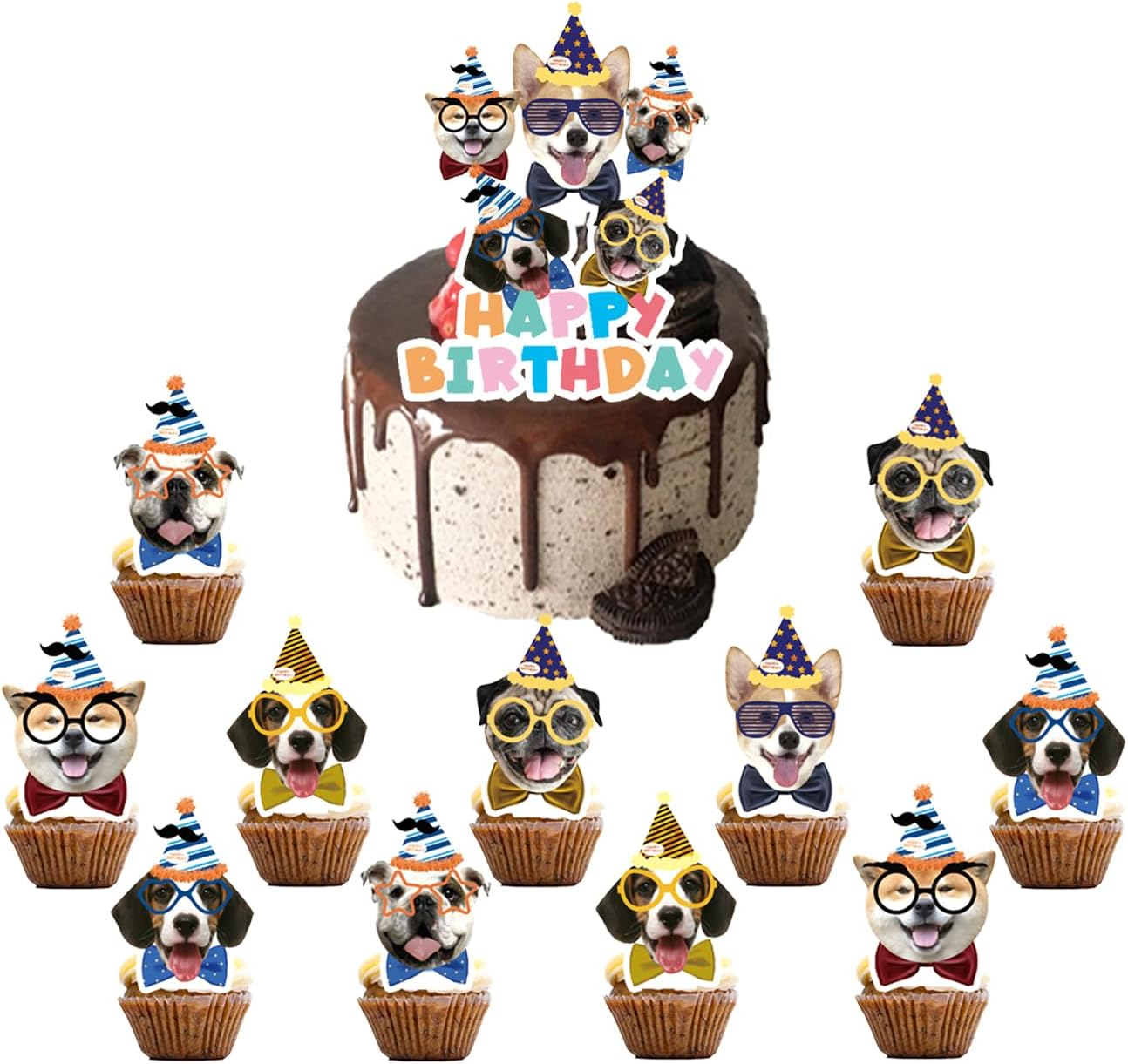 Pet Dog Birthday Decorations Dog Birthday Decoration Pet Dog Birthday Party Supplies Dog Cake Decorations Pet Dog Birthday Party Decorations Dog Decorations Birthday Pet Dog Party Decorations image number 3