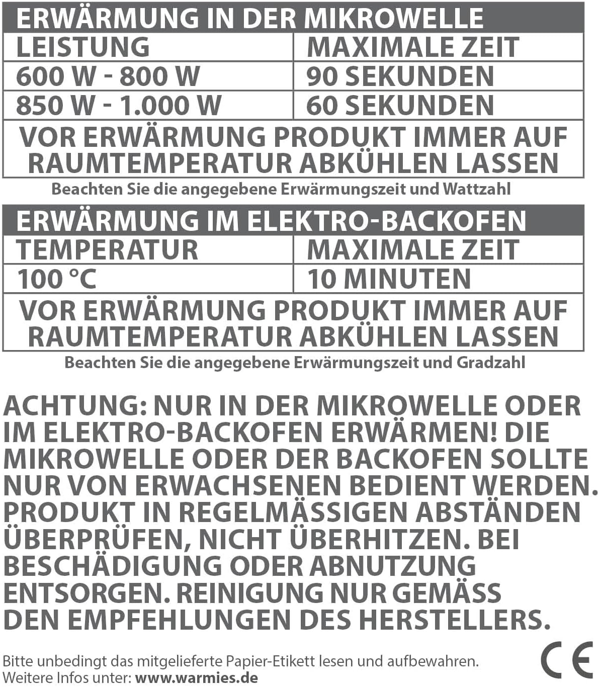 Warmies&reg; Schwarzb&auml;r Microwavable Plush - Selected Grains and Dried Lavender Flowers - Black - Classic image number 3