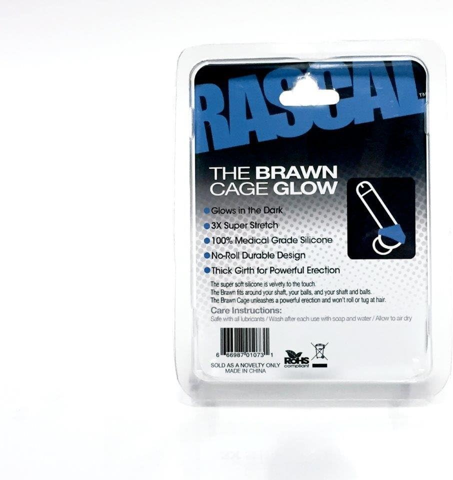 Rascal Toys the Brawn Cage - Glow Blue