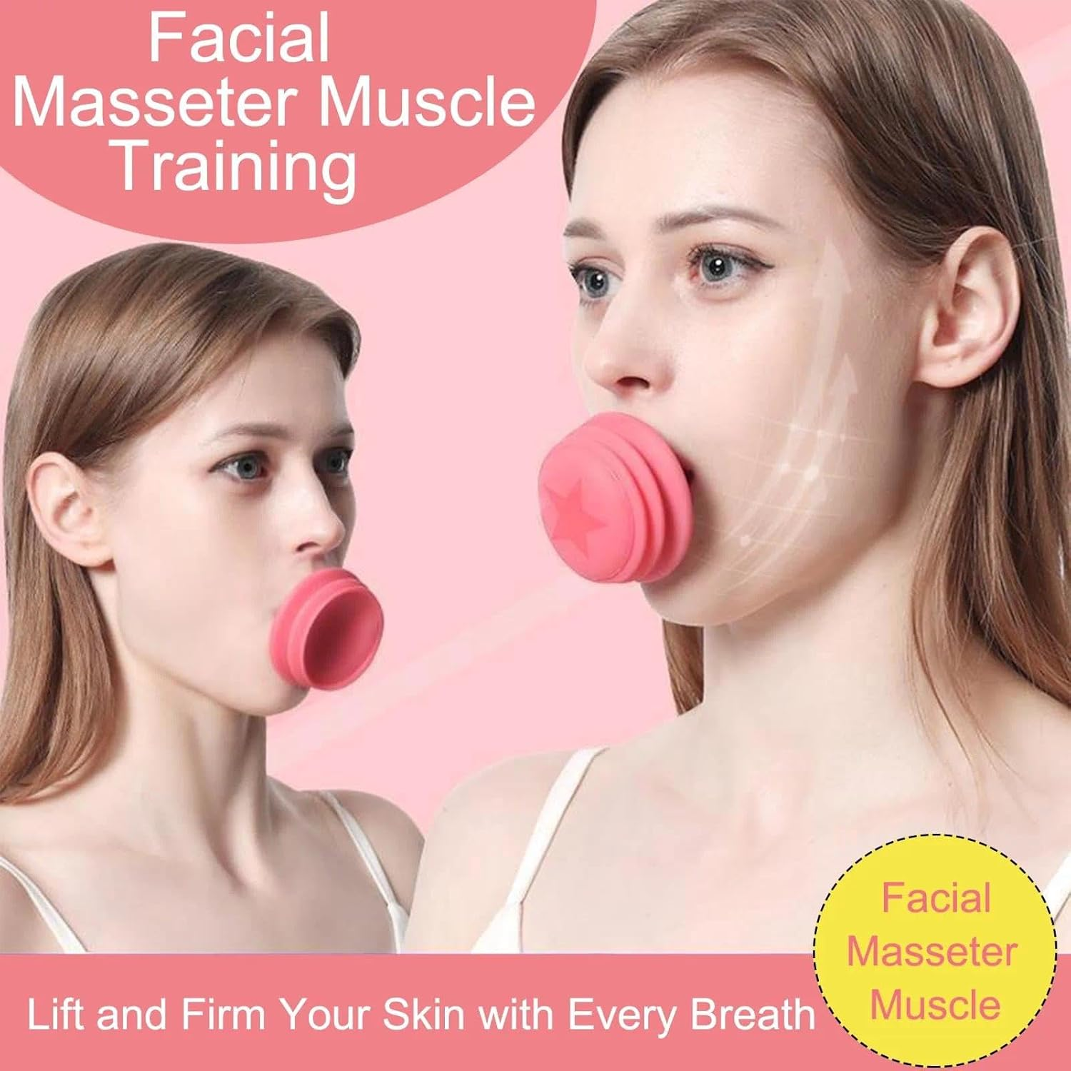 Jaw Exerciser and Trainer with Durable ABS Material, Portable Jawline Toner for Home and Gym Use by Unron image number 3