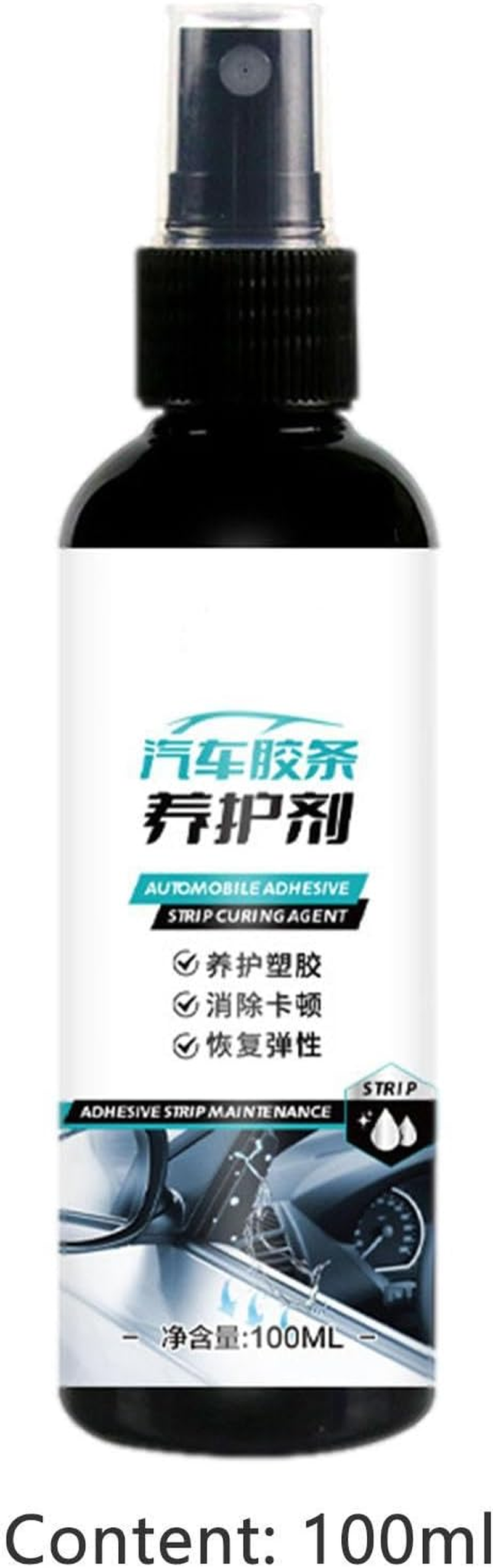 Rubber Trim Protectant - 100ML Car Lubricating Conditioner Sun-Proof Seal Protectant - Automotive Rubber Care Products for Trunk Seals, Wiper Tape, Automobile Window Seals, Sunroof Seals Borato image number 5