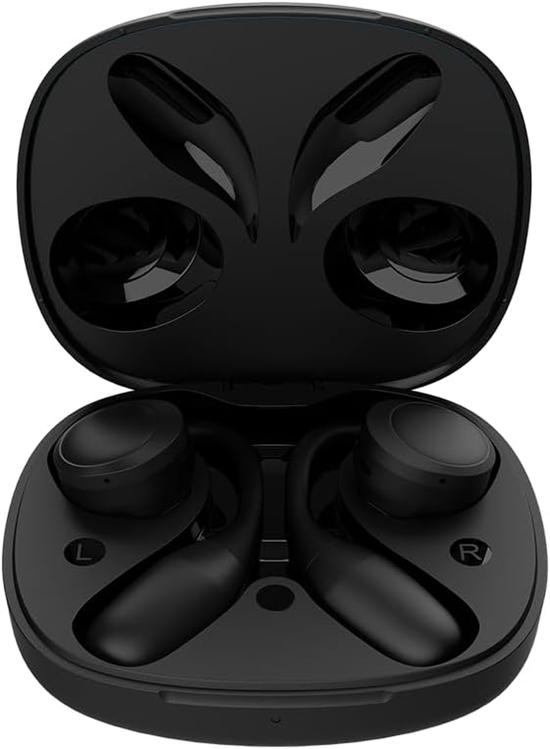 SPC Boost Pro - Wireless Open-Ear Bluetooth Headphones with ENC | 30 Hours Battery Life | Google Fast Pair | Dual Connection | IPX4 | Touch Control and Voice Assistant - Black image number 4