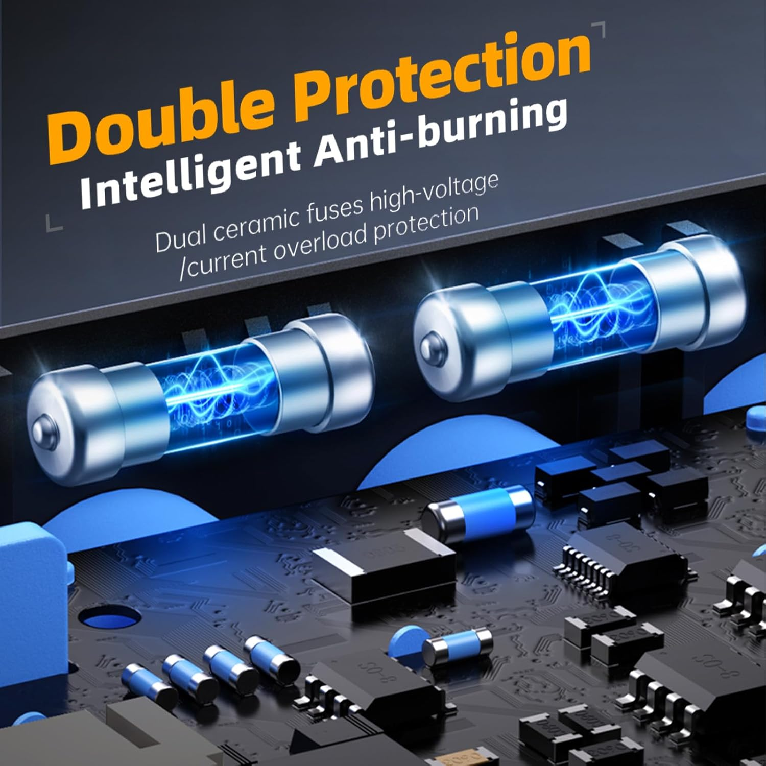 Wadukud 2C 53P 3 in 1 Digital Oscilloscope Multimeter Signal Generator, 250 Msa/S Sampling Rate 50Mhz Dual Channel Oscilloscope, Handled Multimeter with Multimeter Pen, Digital Oscilloscope Kit image number 4