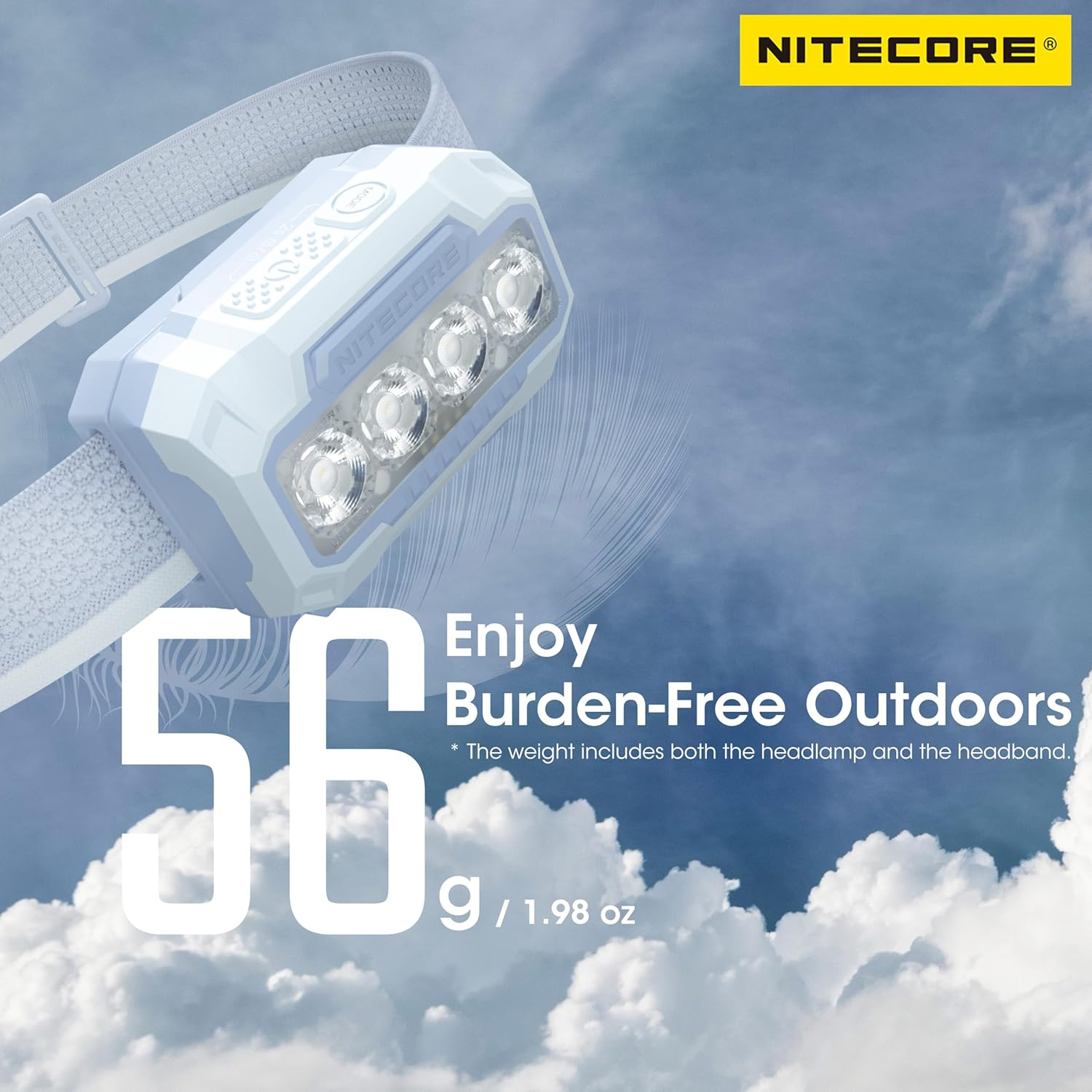 Nitecore HA23 UHE 600 Lumen MCT Outdoor Headlamp Multiple Color Temperatures Lightweight AAA Headlight Tag (Black) - Green image number 7