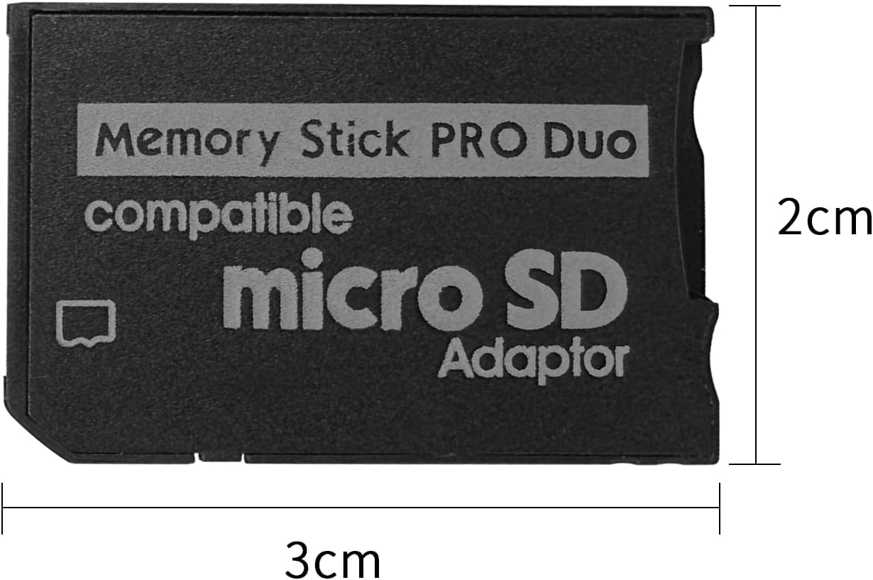 QUMOX Memory Stick Adapter, Micro SD to Memory Stick PRO Duo for PSP, Camera, Handycam image number 4