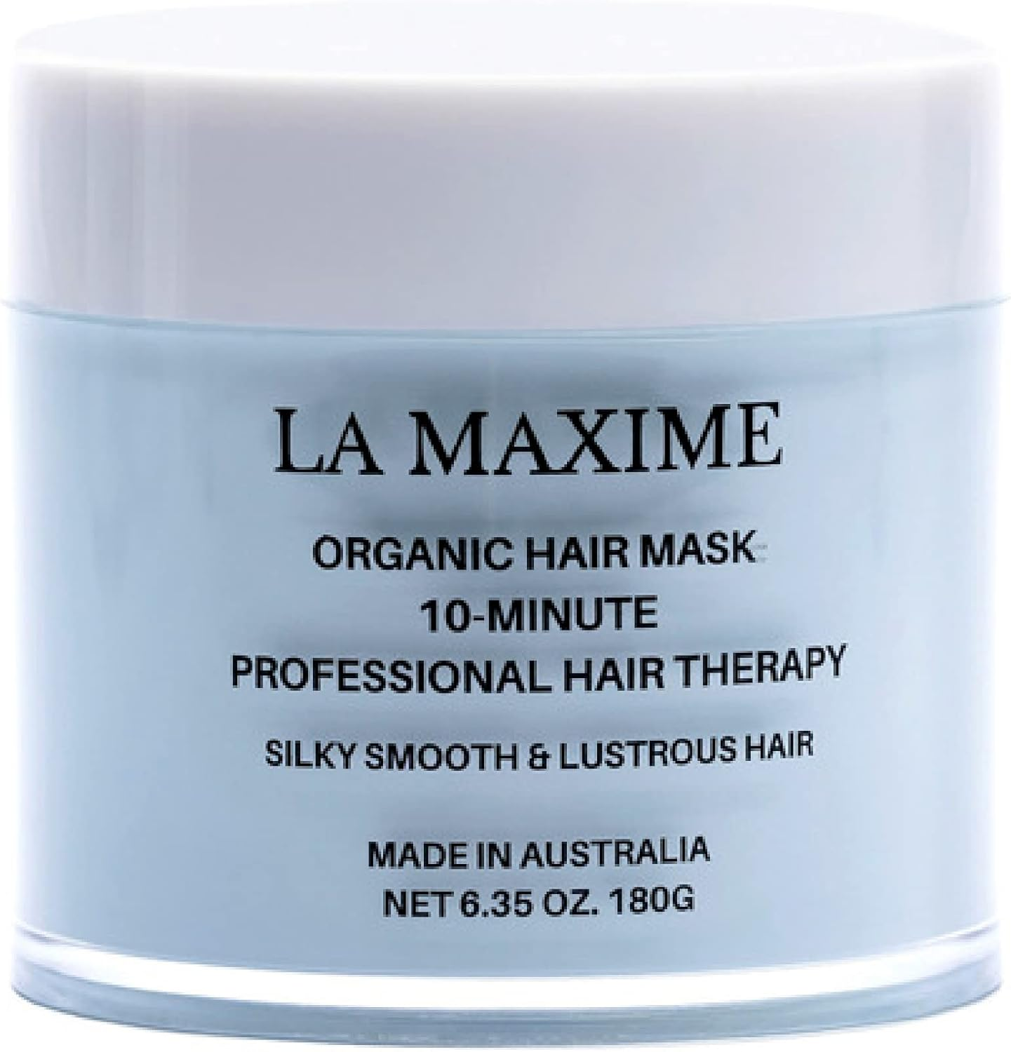 La Maxime Organic Hair Mask - Deep Moisturizing Conditioning Treatment - Repairs Damage & Adds Shine to Hairs - Hair Treatment Mask for Itchiness, Frizzy Dry & Damaged Hair (6.35 OZ) image number 5